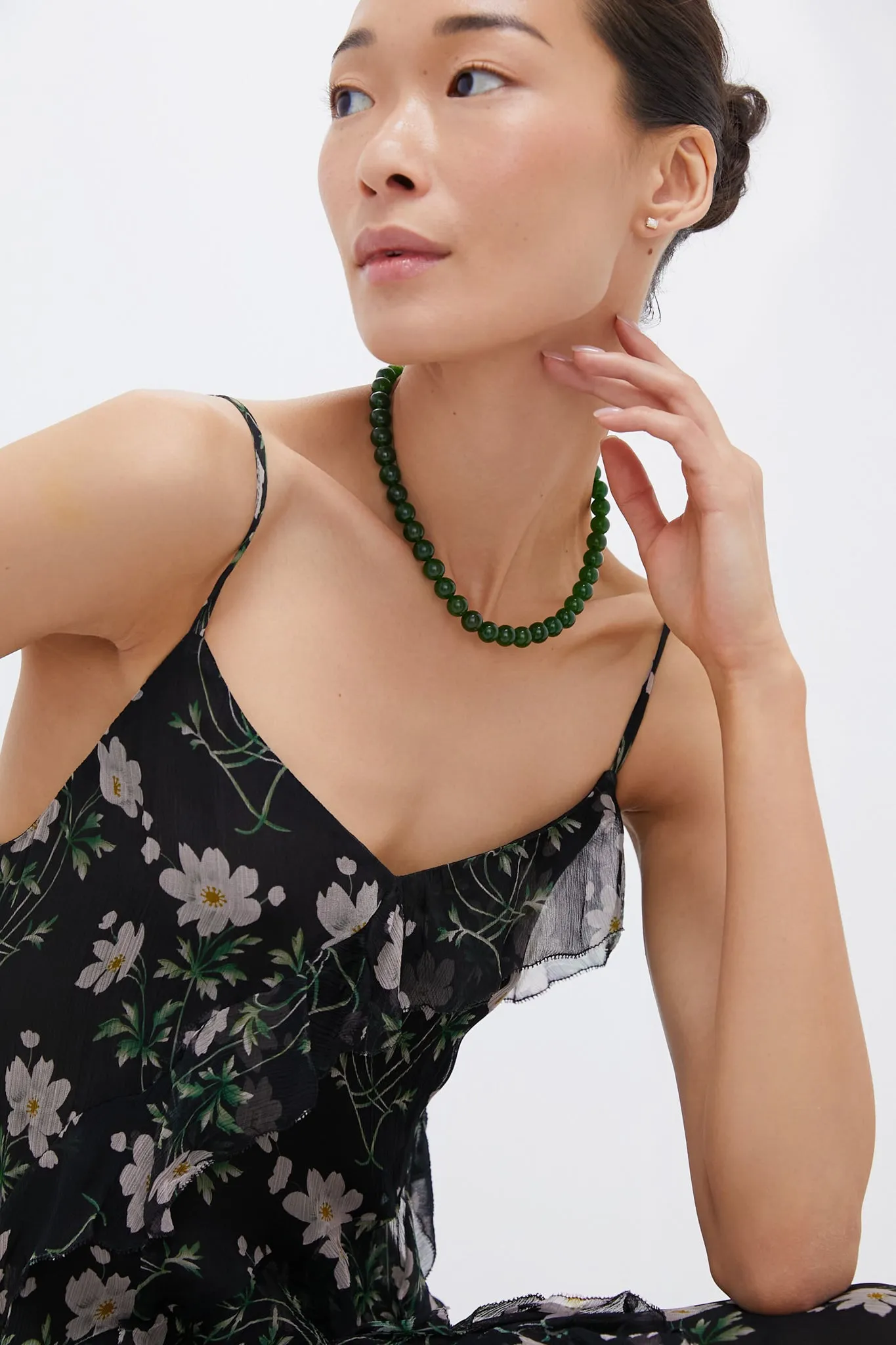 The Green Agate Mary Necklace sold by Tuckernuck product image thumbnail 2