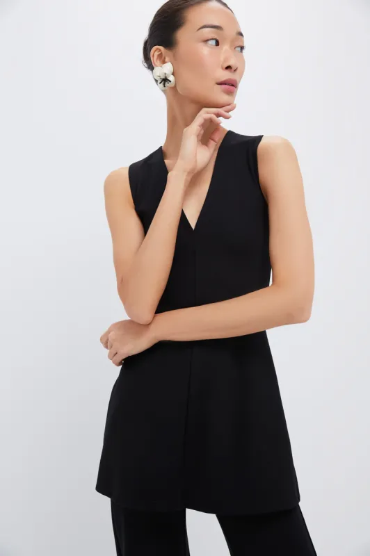 Black Rio V Tunic sold by Tuckernuck