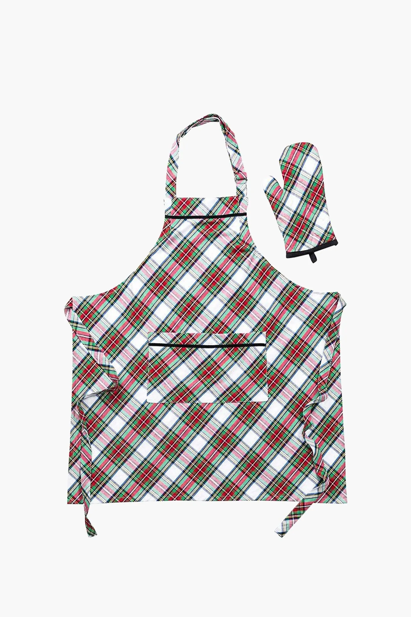 Stewart Tartan Apron And Oven Mitt Set sold by Tuckernuck