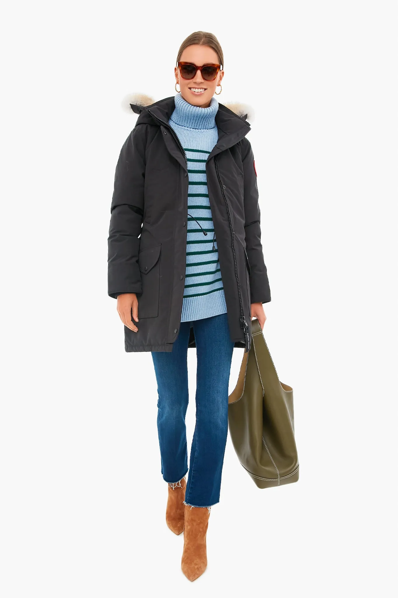 Black Trillium Parka sold by Tuckernuck