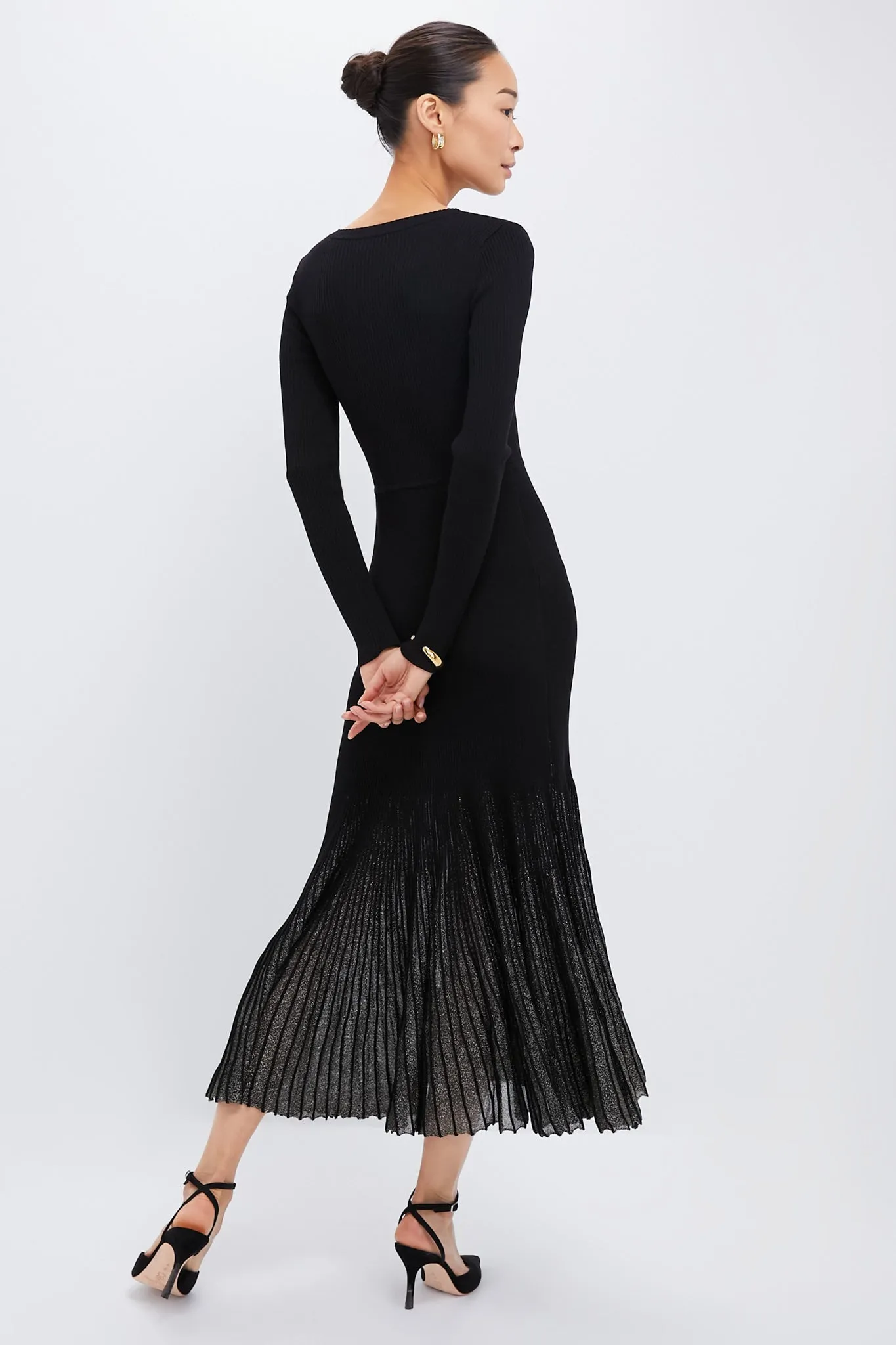 Black Shimmer Maxi Dress sold by Tuckernuck product image thumbnail 4