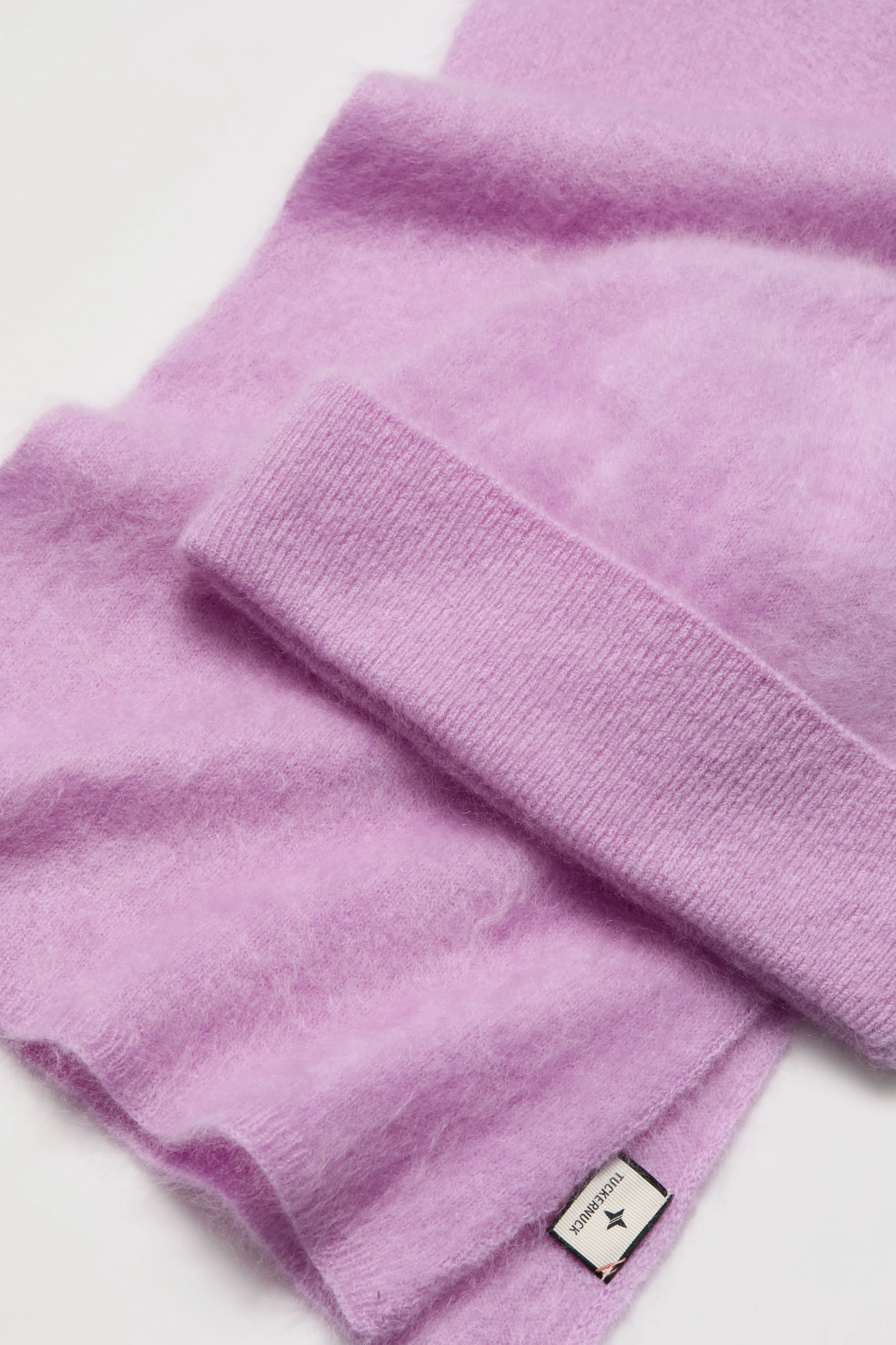 Lilac Cashmere Hat and Scarf Set sold by Tuckernuck product image thumbnail 4