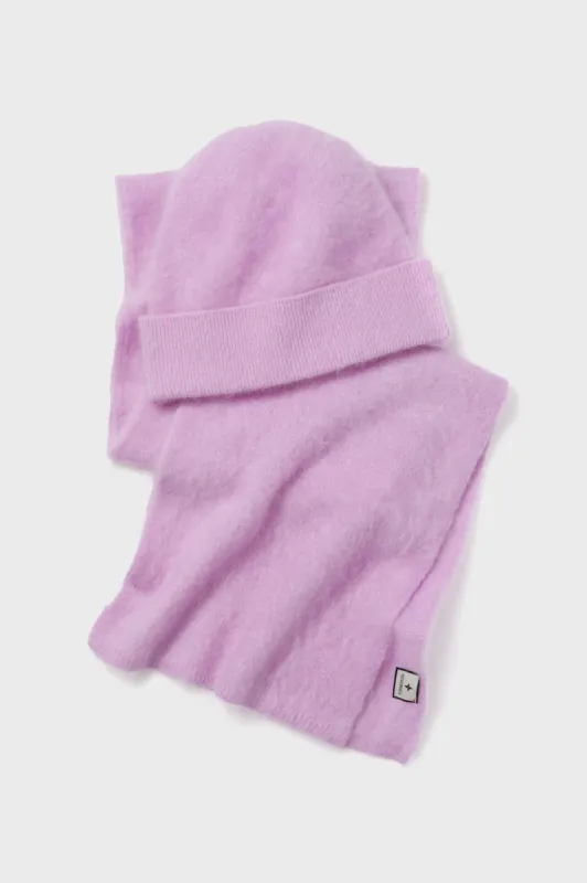 Lilac Cashmere Hat and Scarf Set sold by Tuckernuck