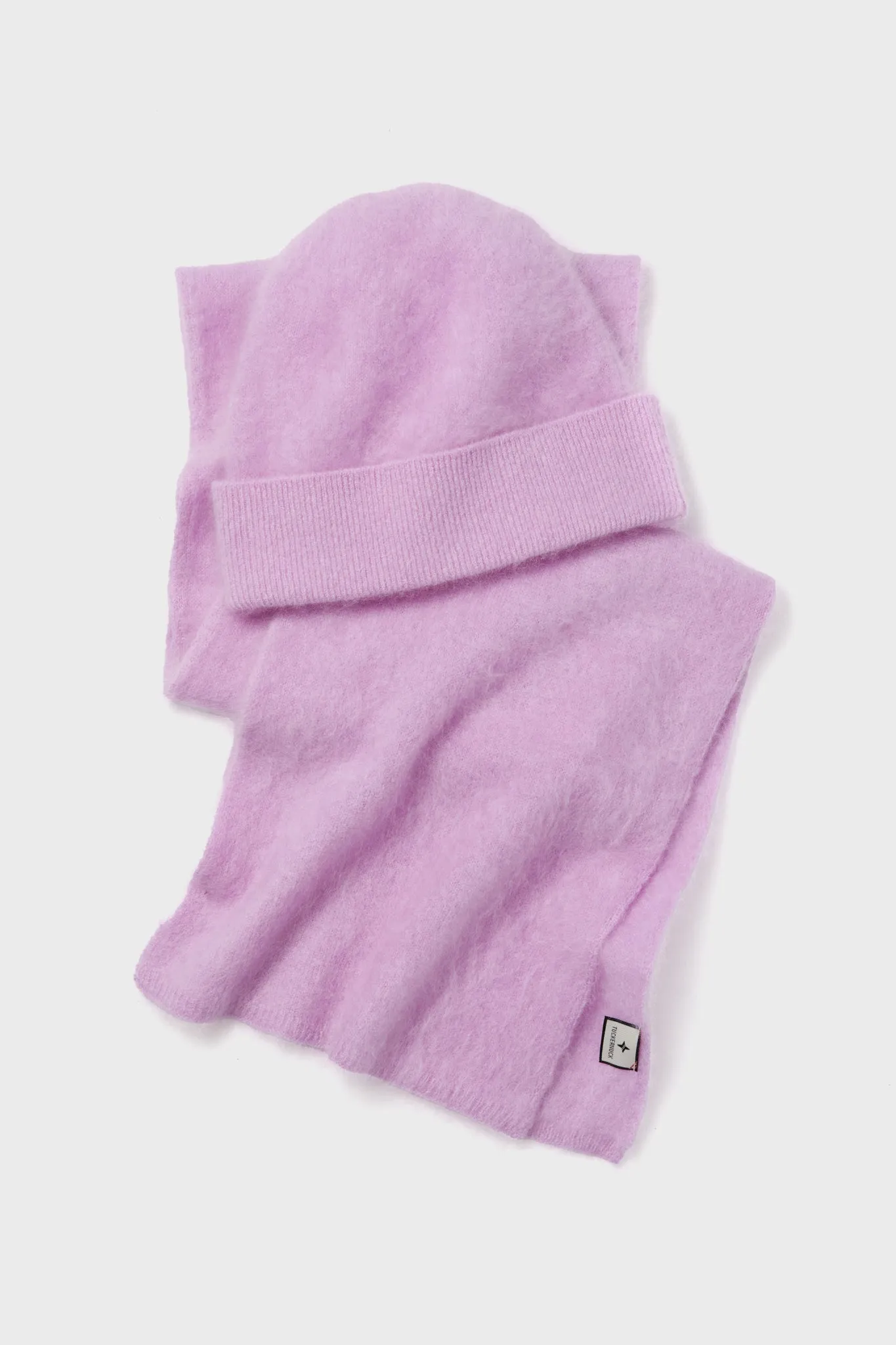 Lilac Cashmere Hat and Scarf Set sold by Tuckernuck