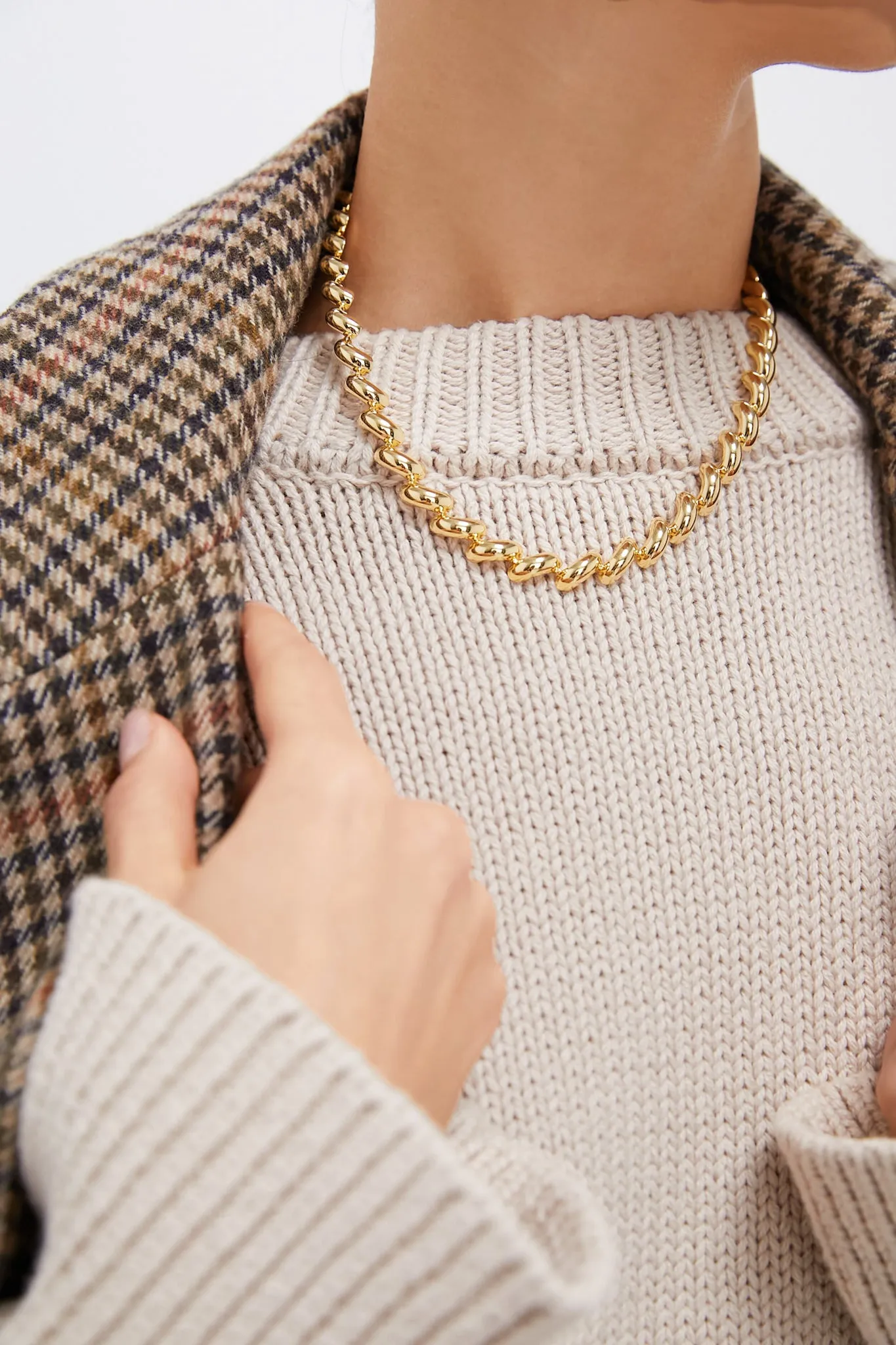 The Gold Edith Necklace sold by Tuckernuck product image thumbnail 2