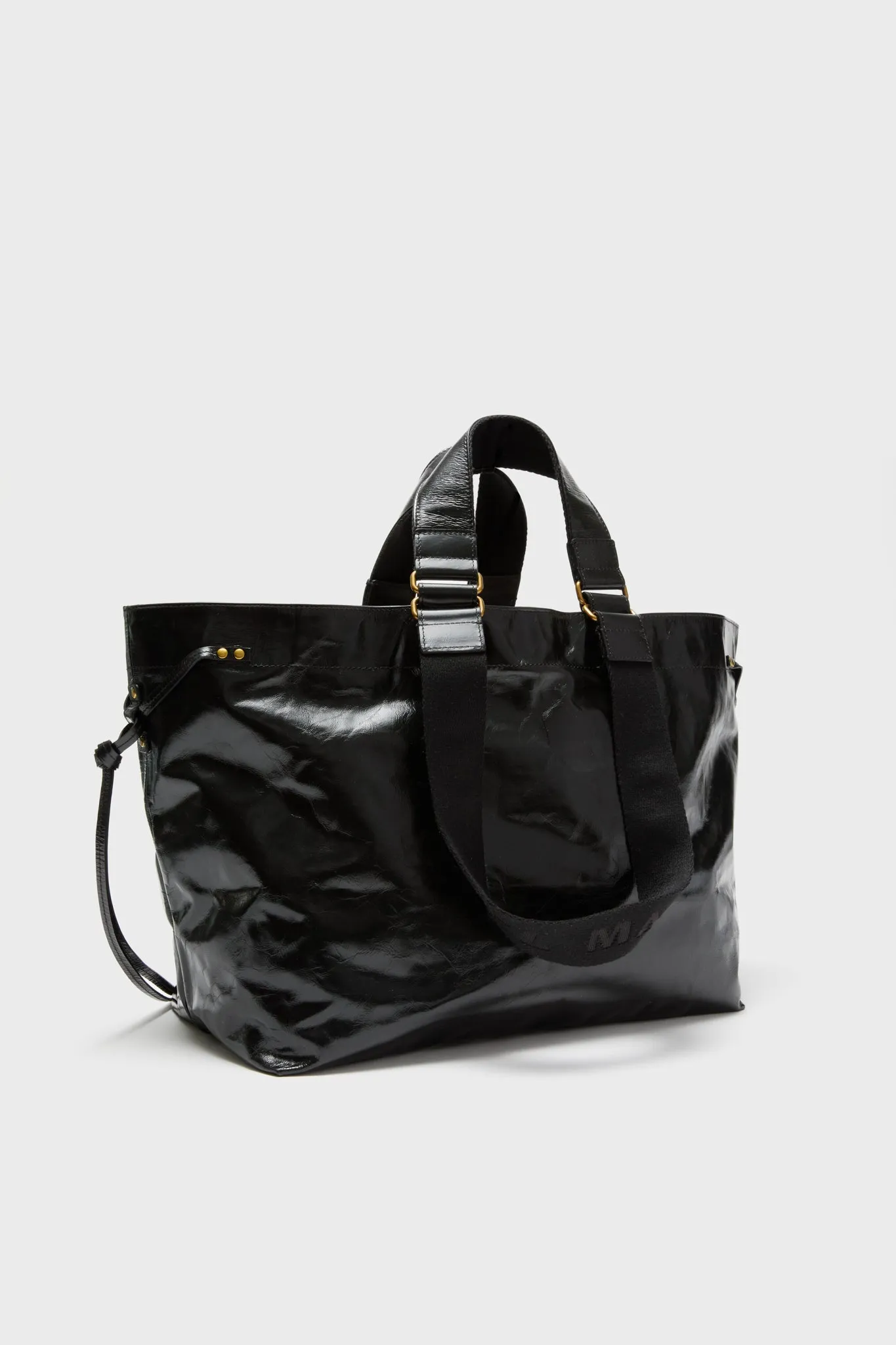 Black Wardy Leather Bag sold by Tuckernuck product image thumbnail 4