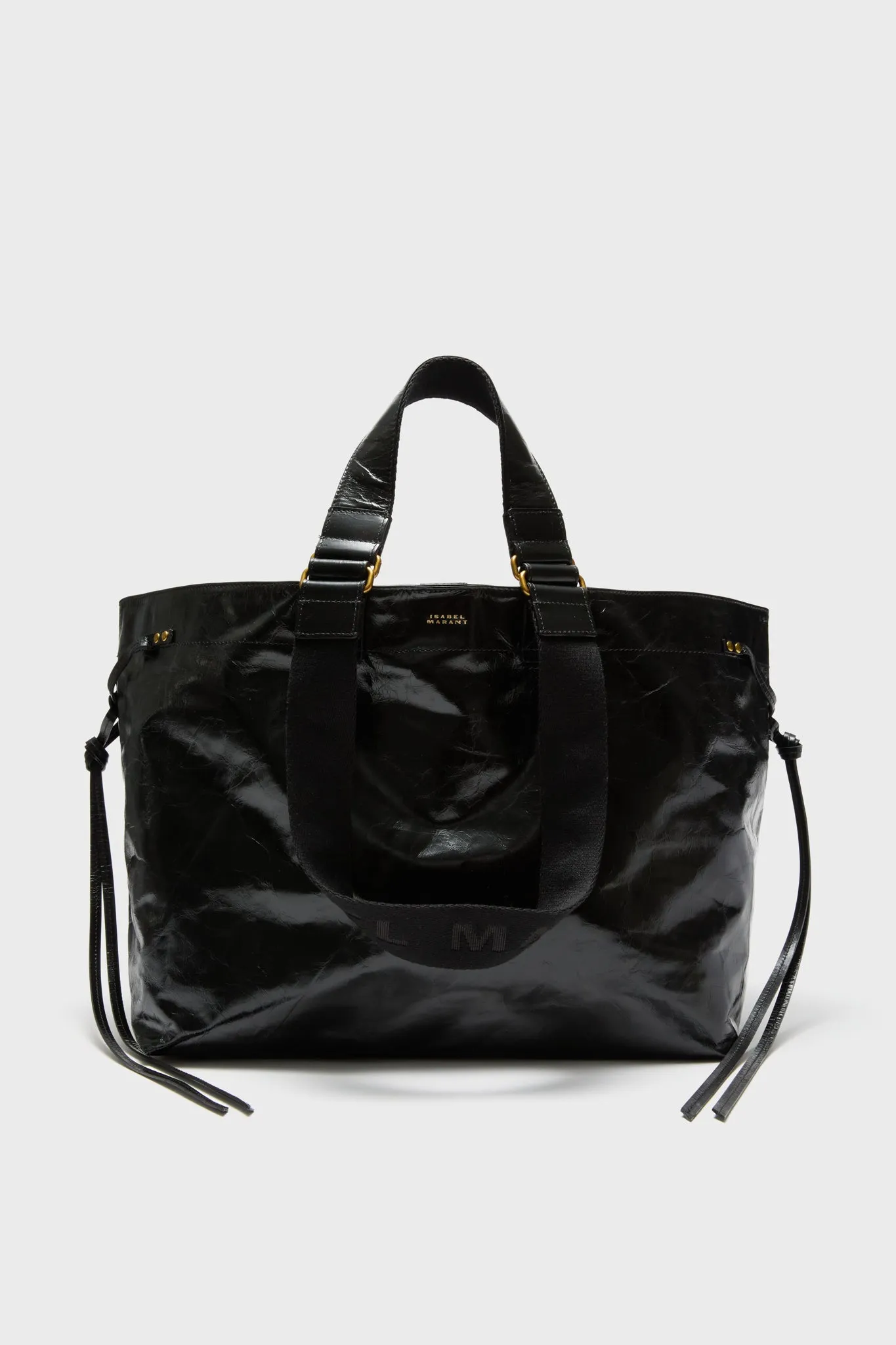 Black Wardy Leather Bag sold by Tuckernuck