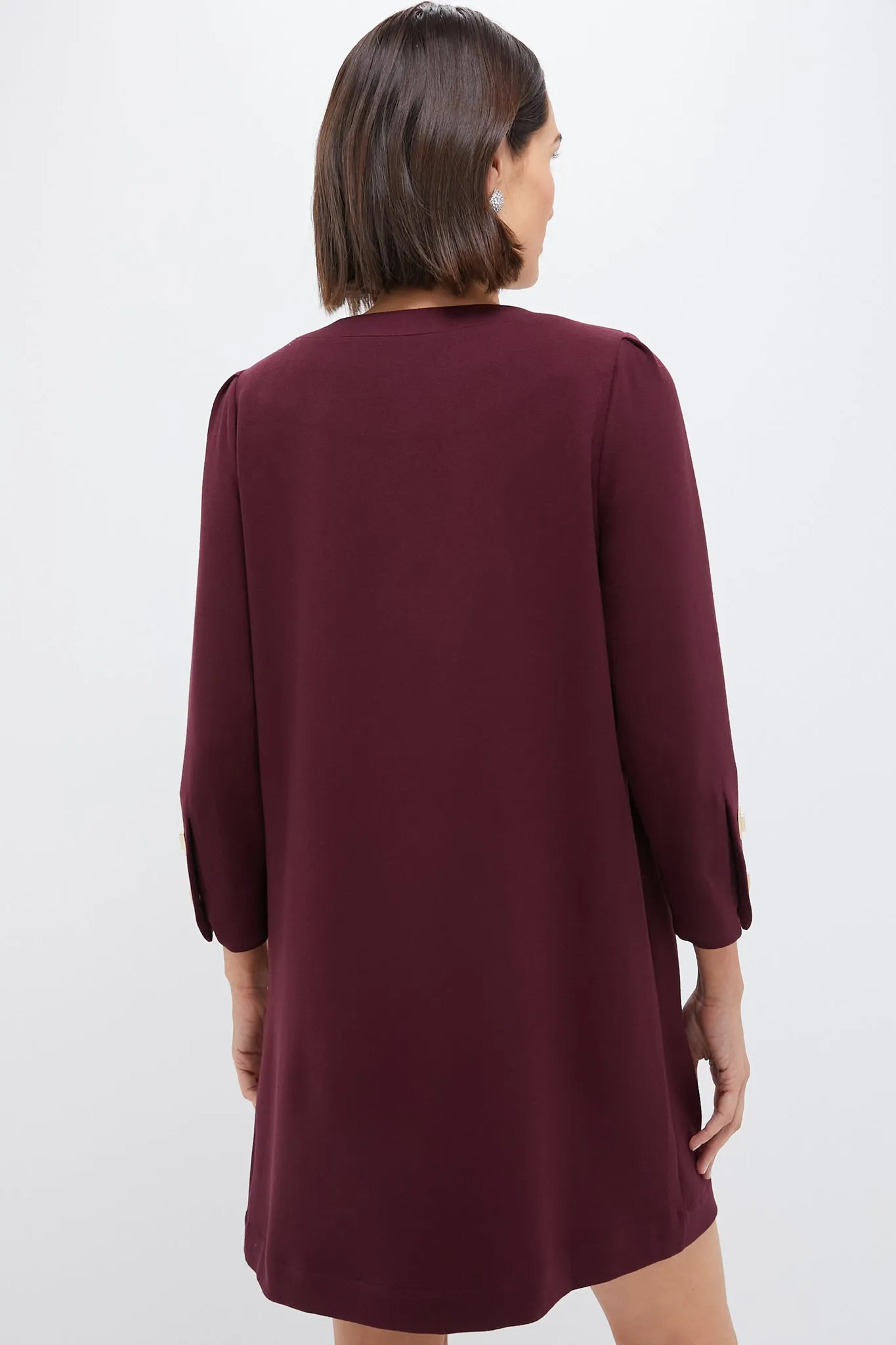 Oxblood Barnett Mini Dress sold by Tuckernuck product image thumbnail 4