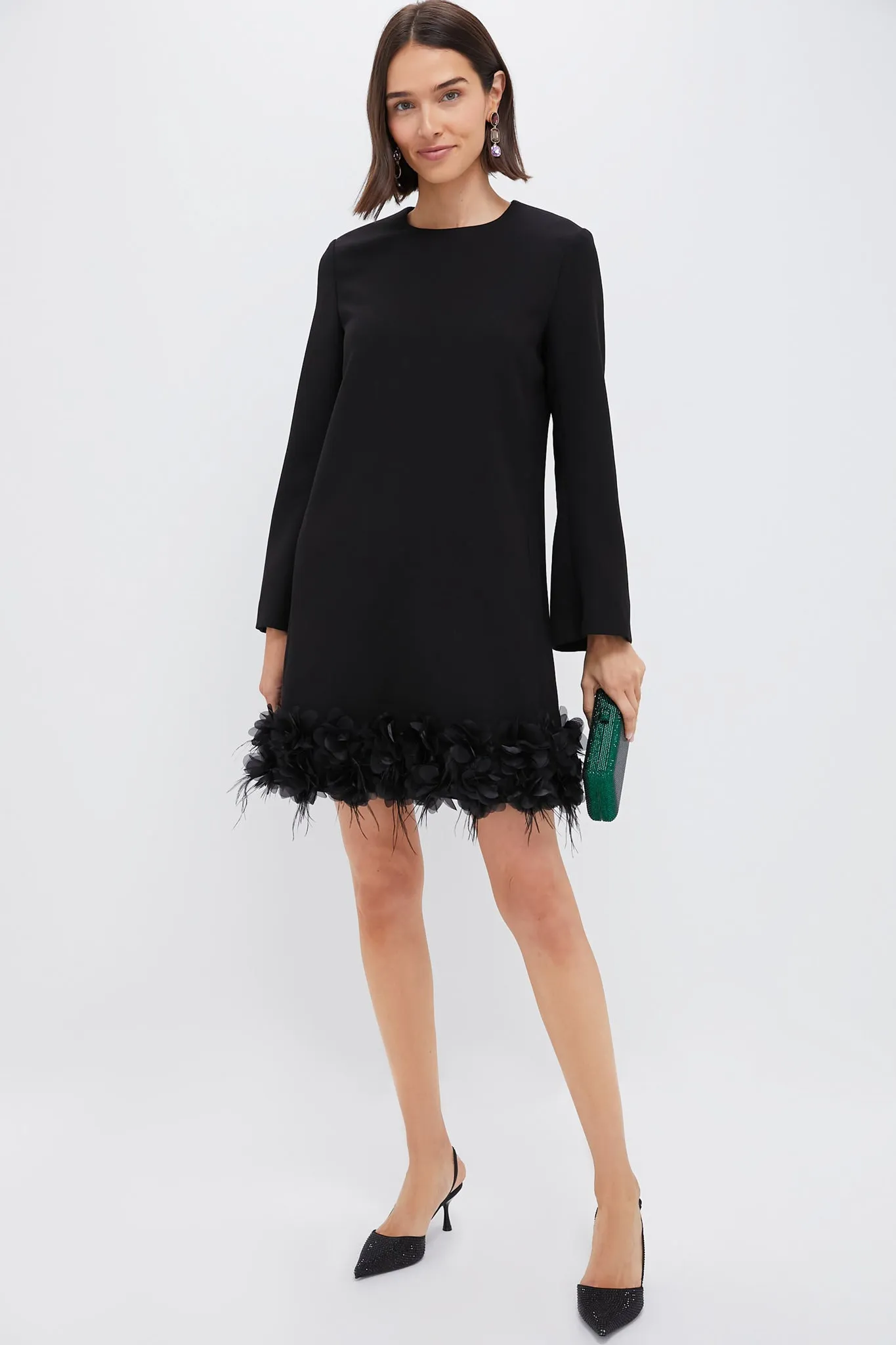 Organza and Feather Trim Dalia Dress sold by Tuckernuck product image thumbnail 2
