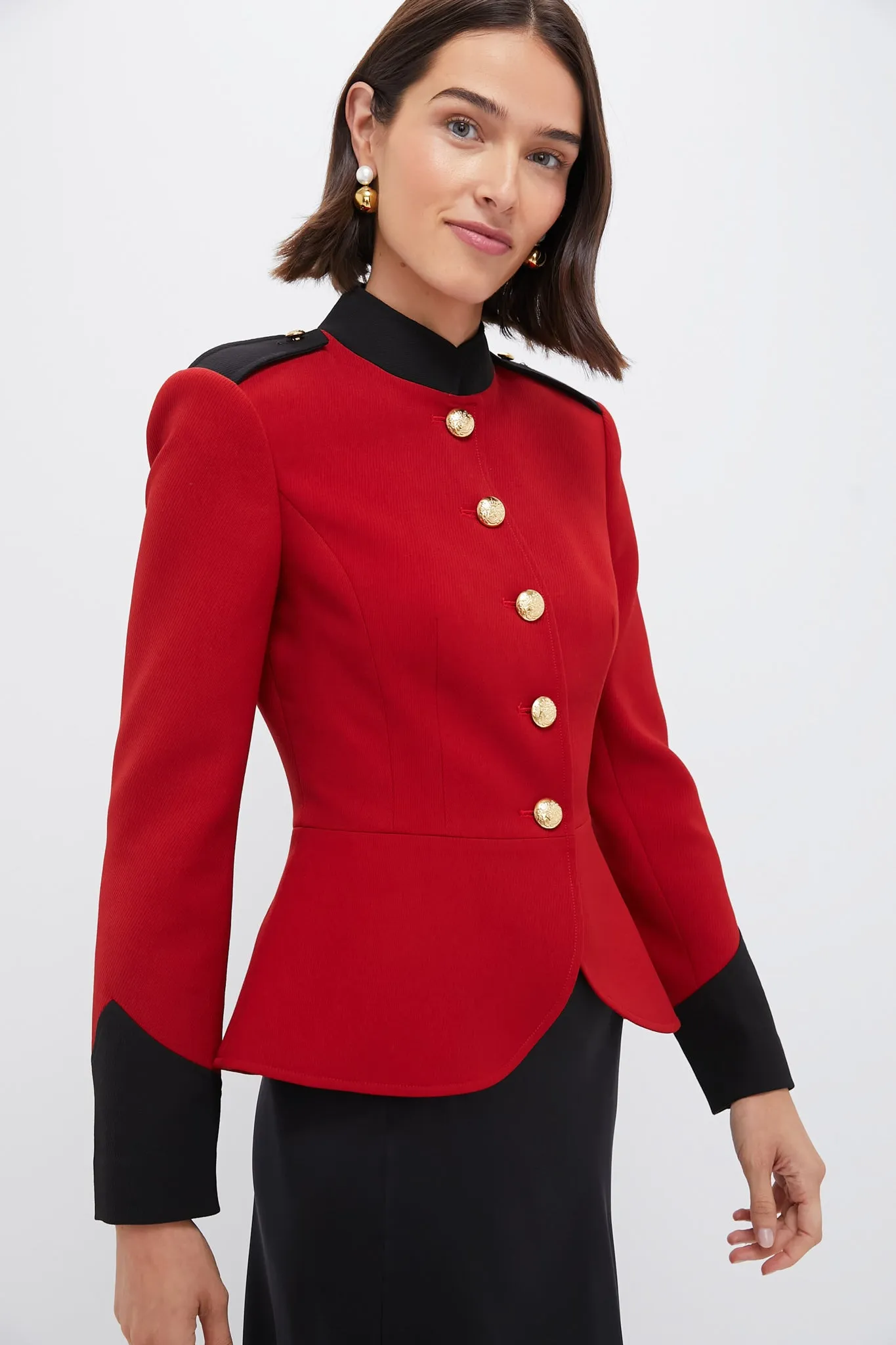 Carmine and Black Ada Jacket sold by Tuckernuck product image thumbnail 3