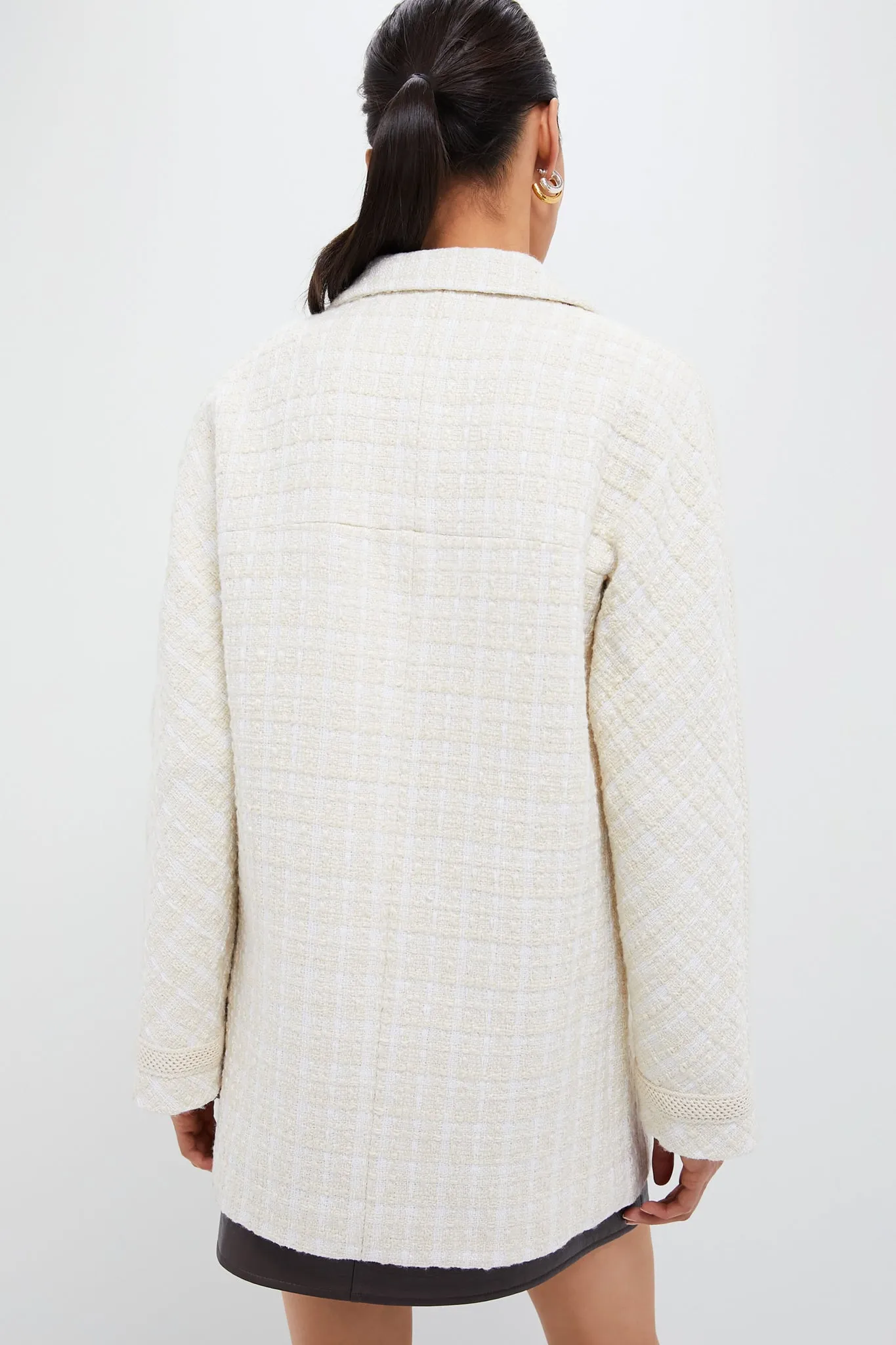 Ivory Tweed Renata Jacket sold by Tuckernuck product image thumbnail 4