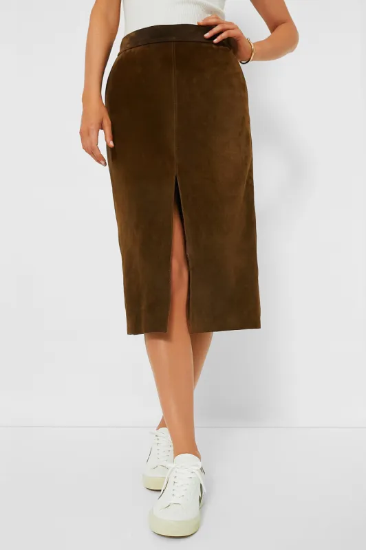 Camel Dayna Skirt sold by Tuckernuck