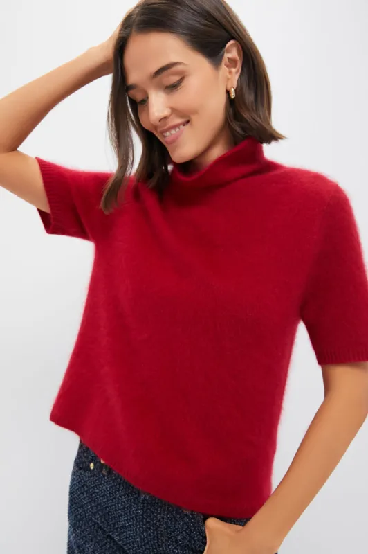 Lipstick Red Cuddle Turtleneck sold by Tuckernuck