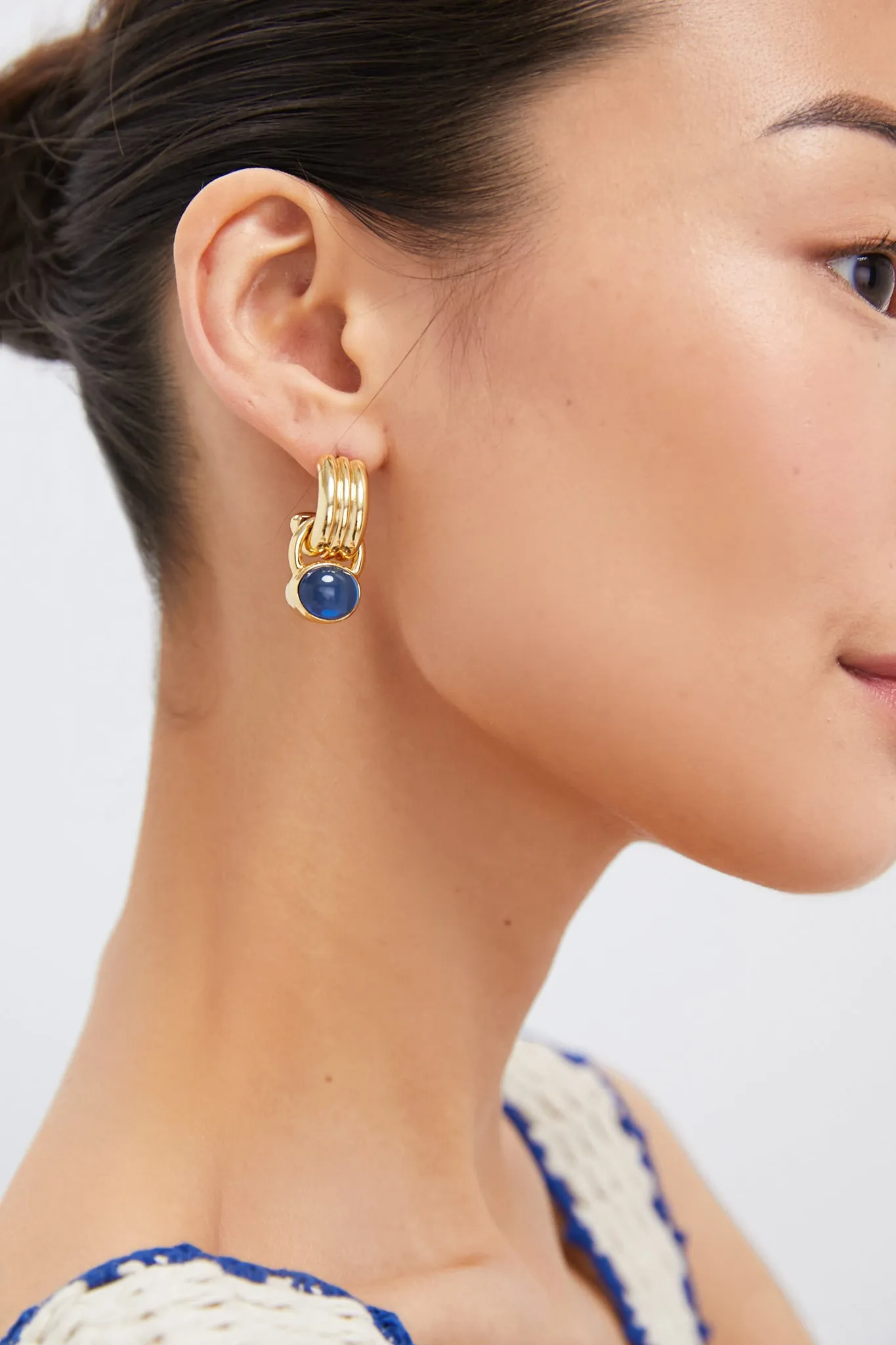 Blue Sapphire Quartz Pure Earrings sold by Tuckernuck product image thumbnail 2