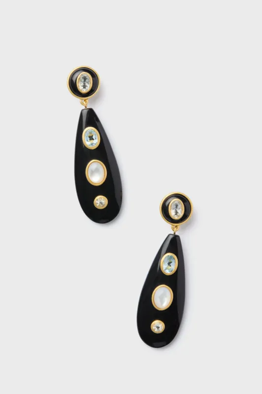 Midnight Sparkle Torre Earrings sold by Tuckernuck