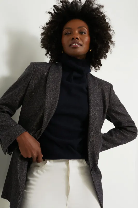 Chocolate Jovanka Blazer sold by Tuckernuck