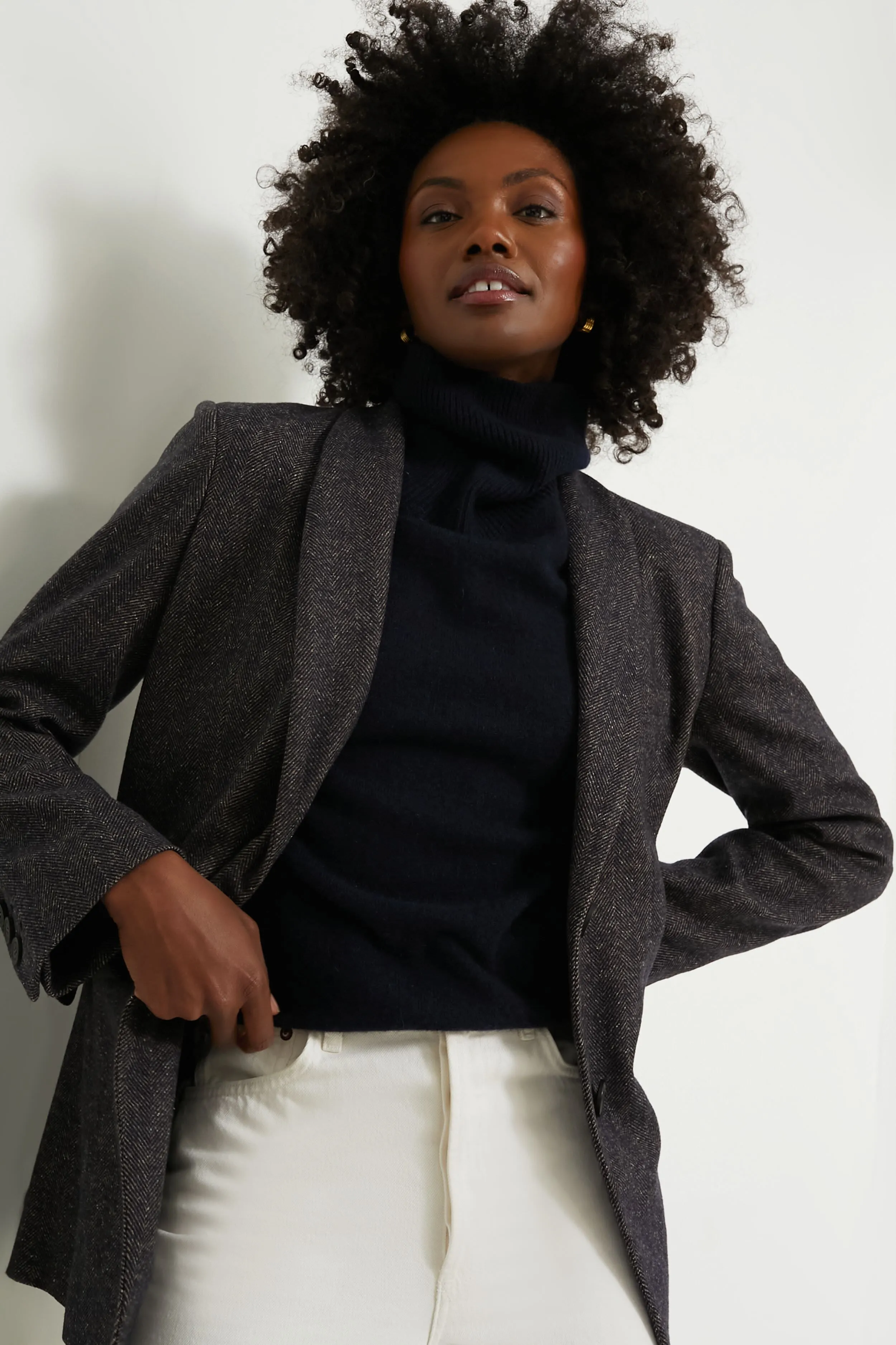 Chocolate Jovanka Blazer sold by Tuckernuck