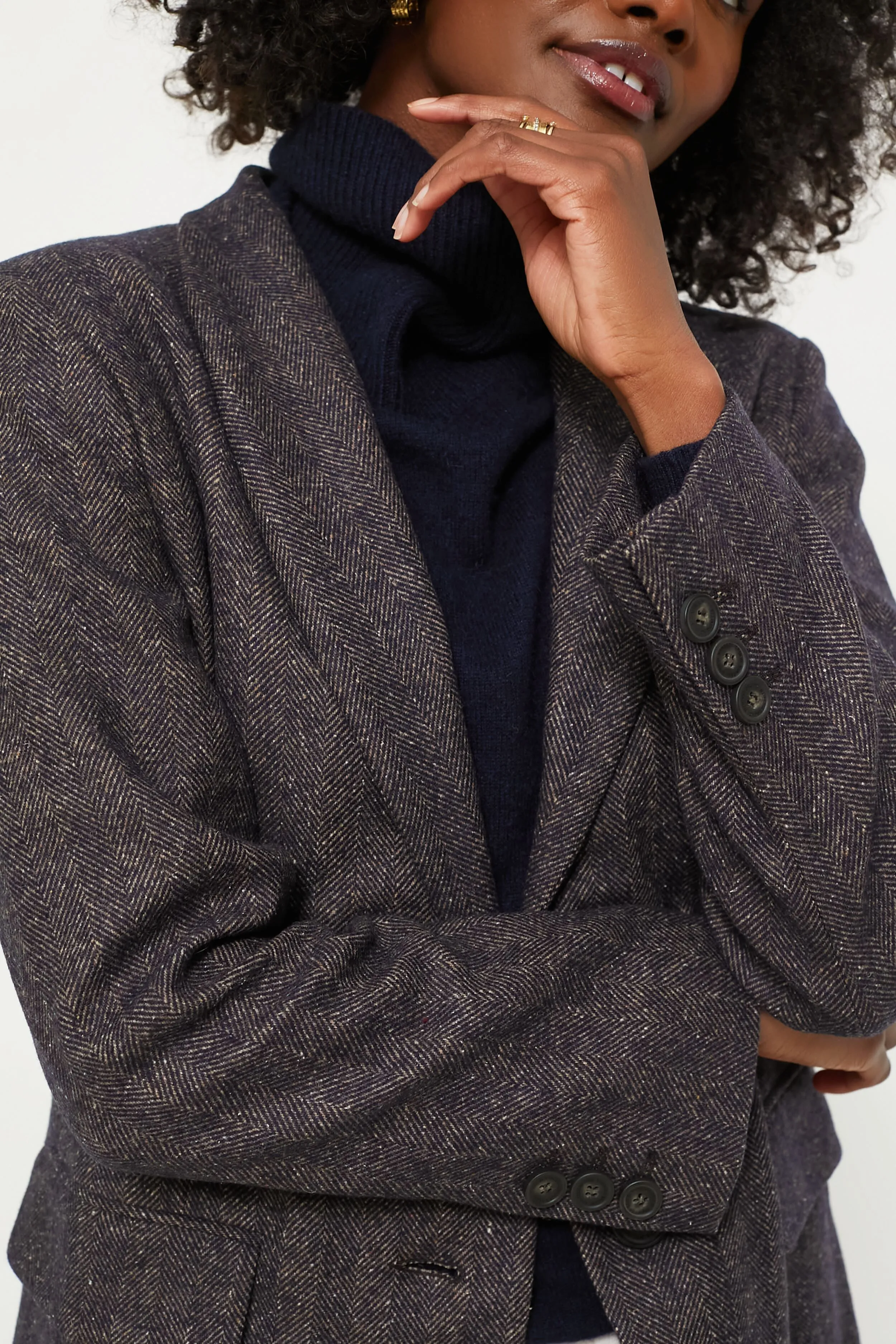 Chocolate Jovanka Blazer sold by Tuckernuck product image thumbnail 5