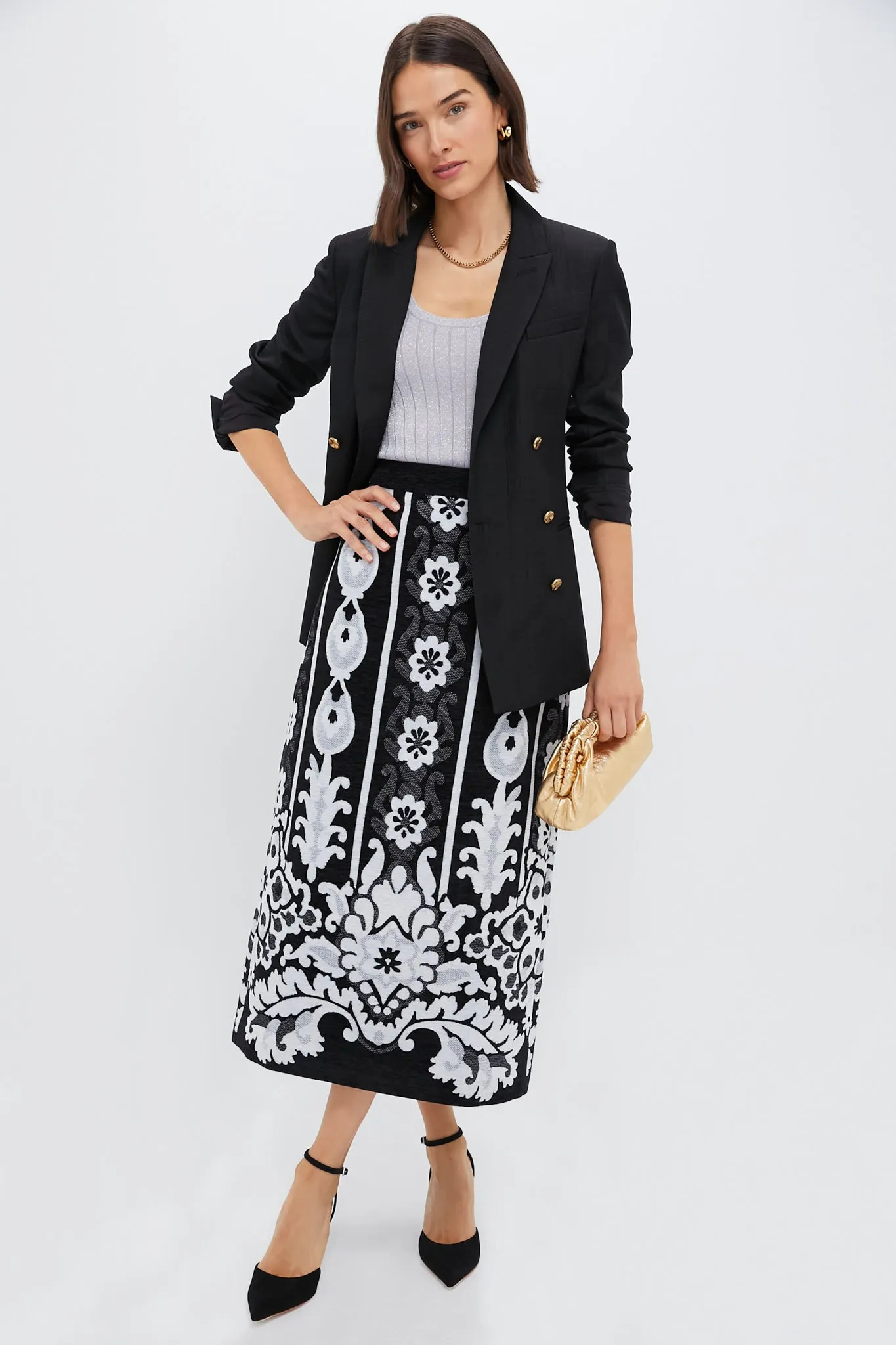 Knit Jacquard Catania Skirt sold by Tuckernuck product image thumbnail 2