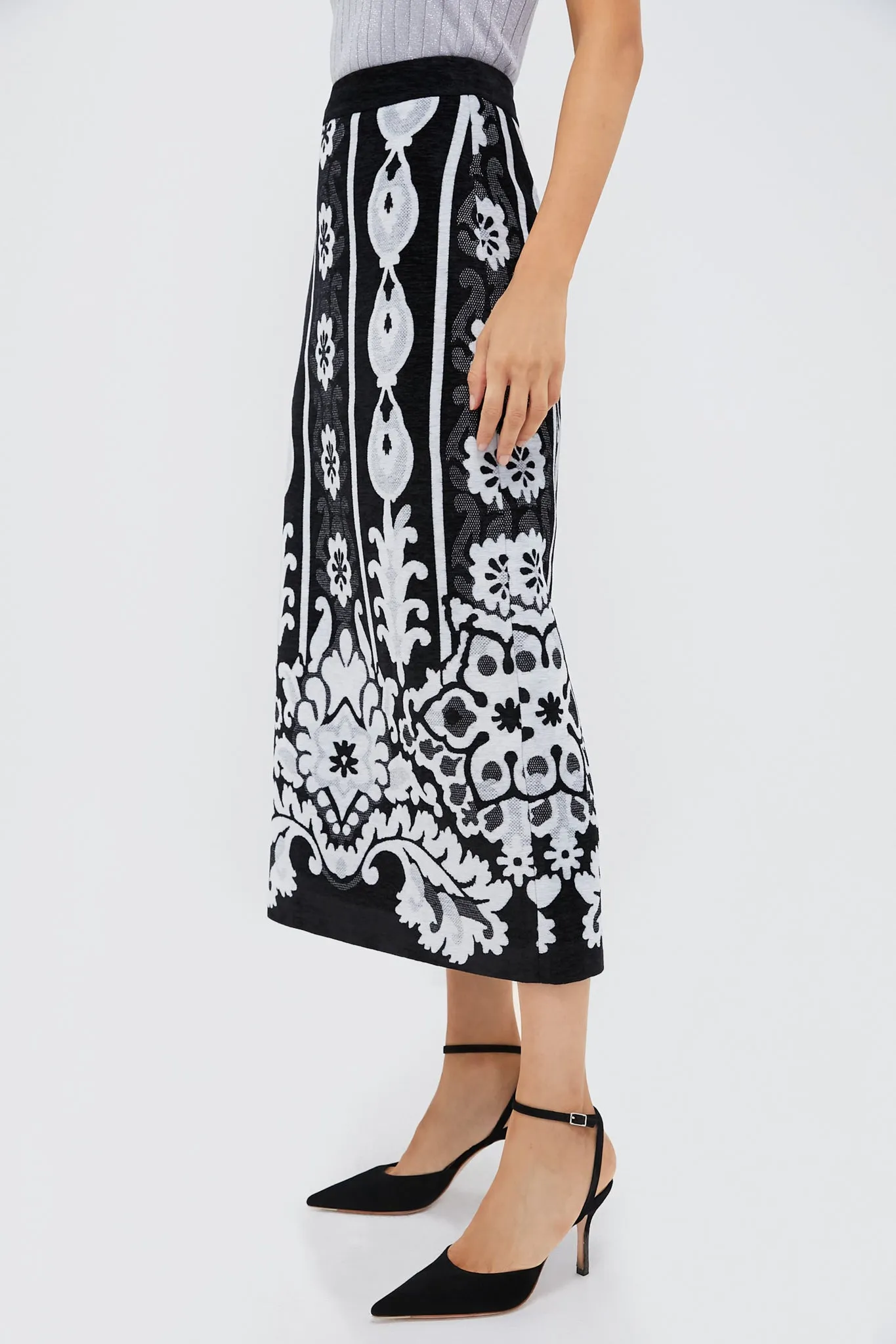 Knit Jacquard Catania Skirt sold by Tuckernuck product image thumbnail 3