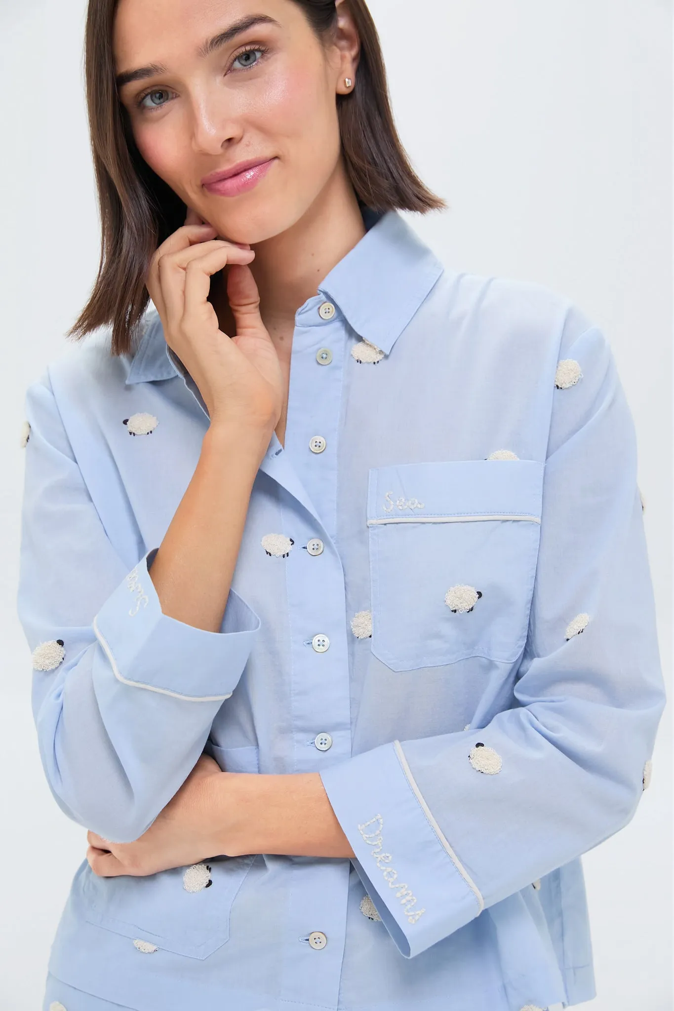 Sky Sheep Sleepwear Button Down PJ Set sold by Tuckernuck product image thumbnail 2