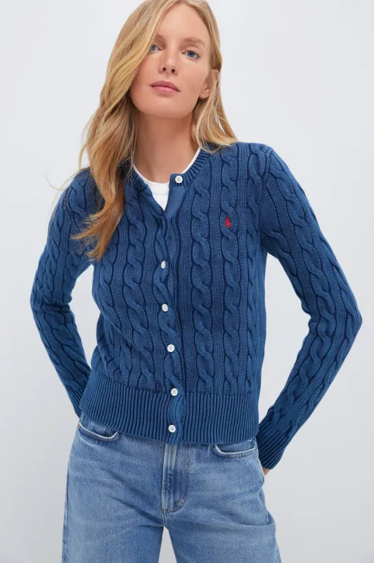 Indigo Long Sleeve Cardigan sold by Tuckernuck