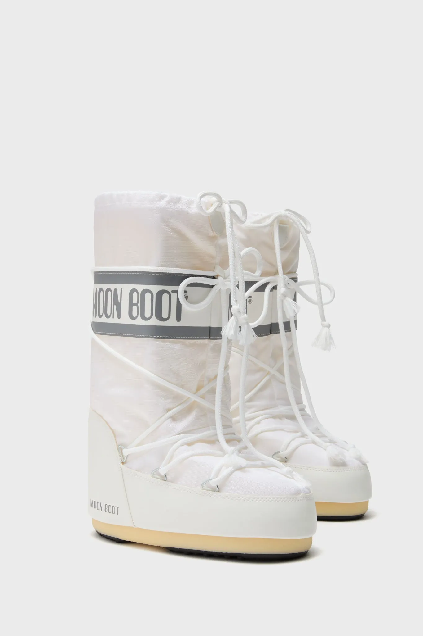 White Icon Nylon Boots sold by Tuckernuck