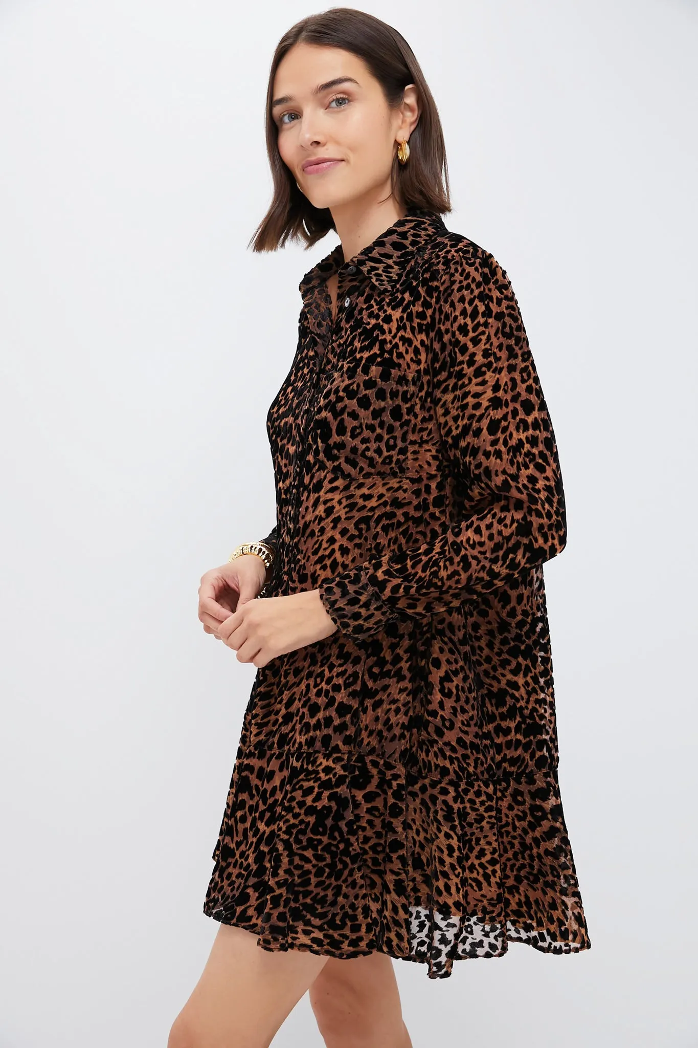 Leopard Callahan Shirt Dress sold by Tuckernuck product image thumbnail 4