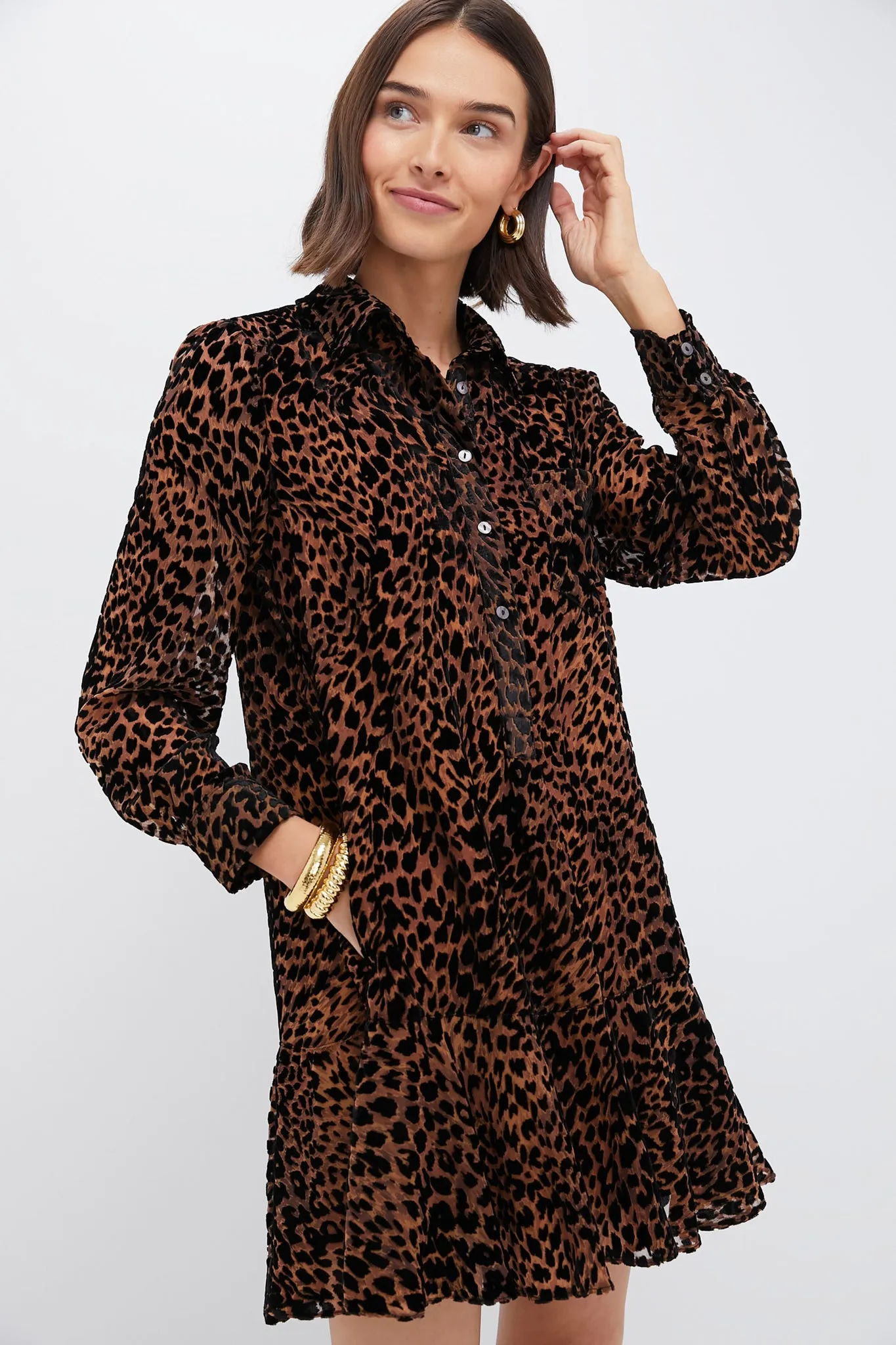 Leopard Callahan Shirt Dress sold by Tuckernuck