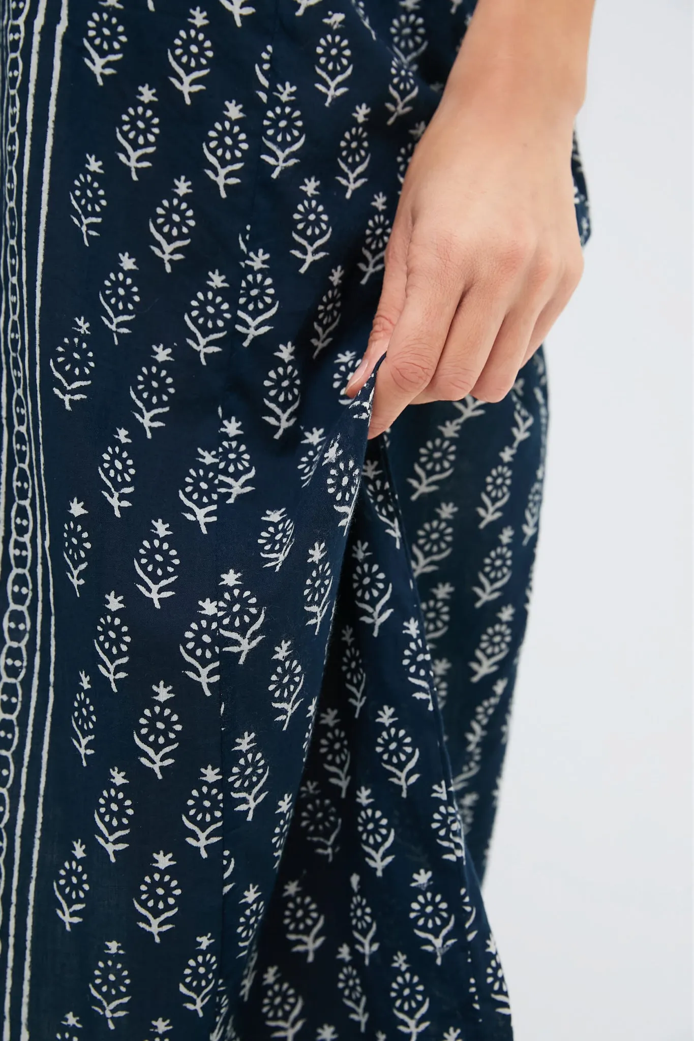 Exclusive Marguerite Blue 2 Francina Caftan sold by Tuckernuck product image thumbnail 5