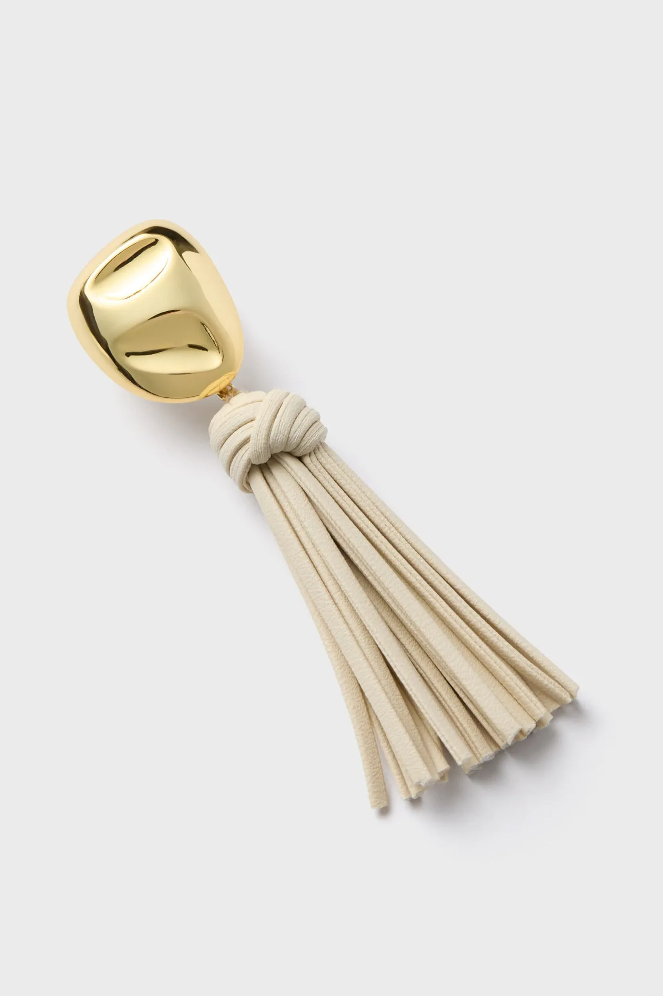 Cream Tassel Athena Earrings sold by Tuckernuck product image thumbnail 4