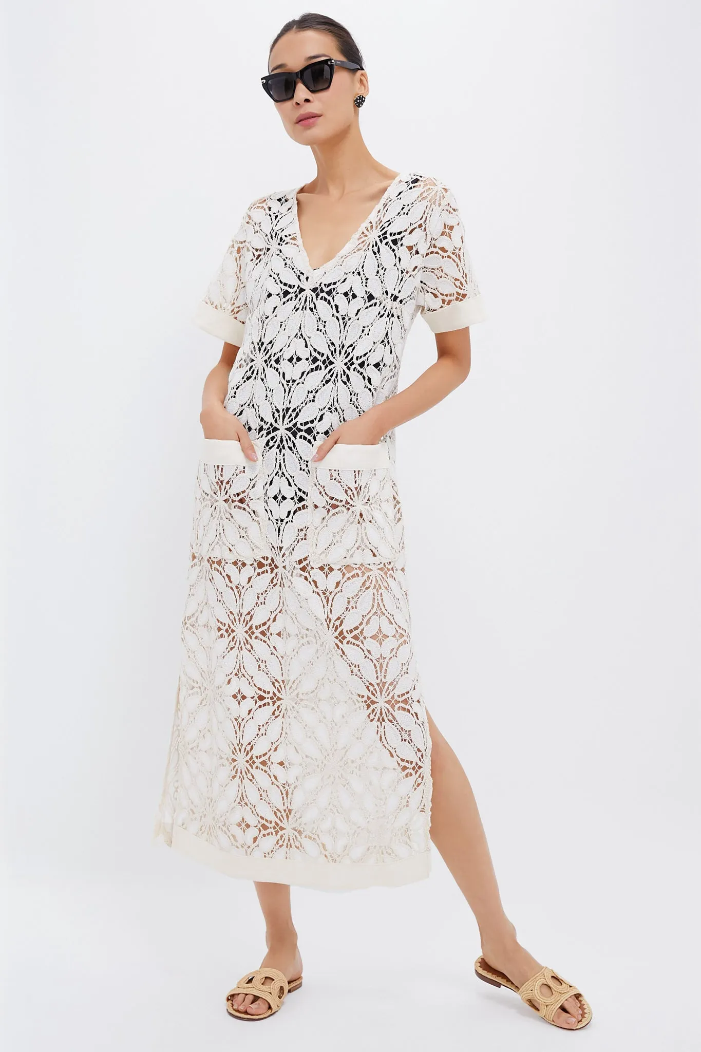 Noir Celia Shell Studs sold by Tuckernuck product image thumbnail 4