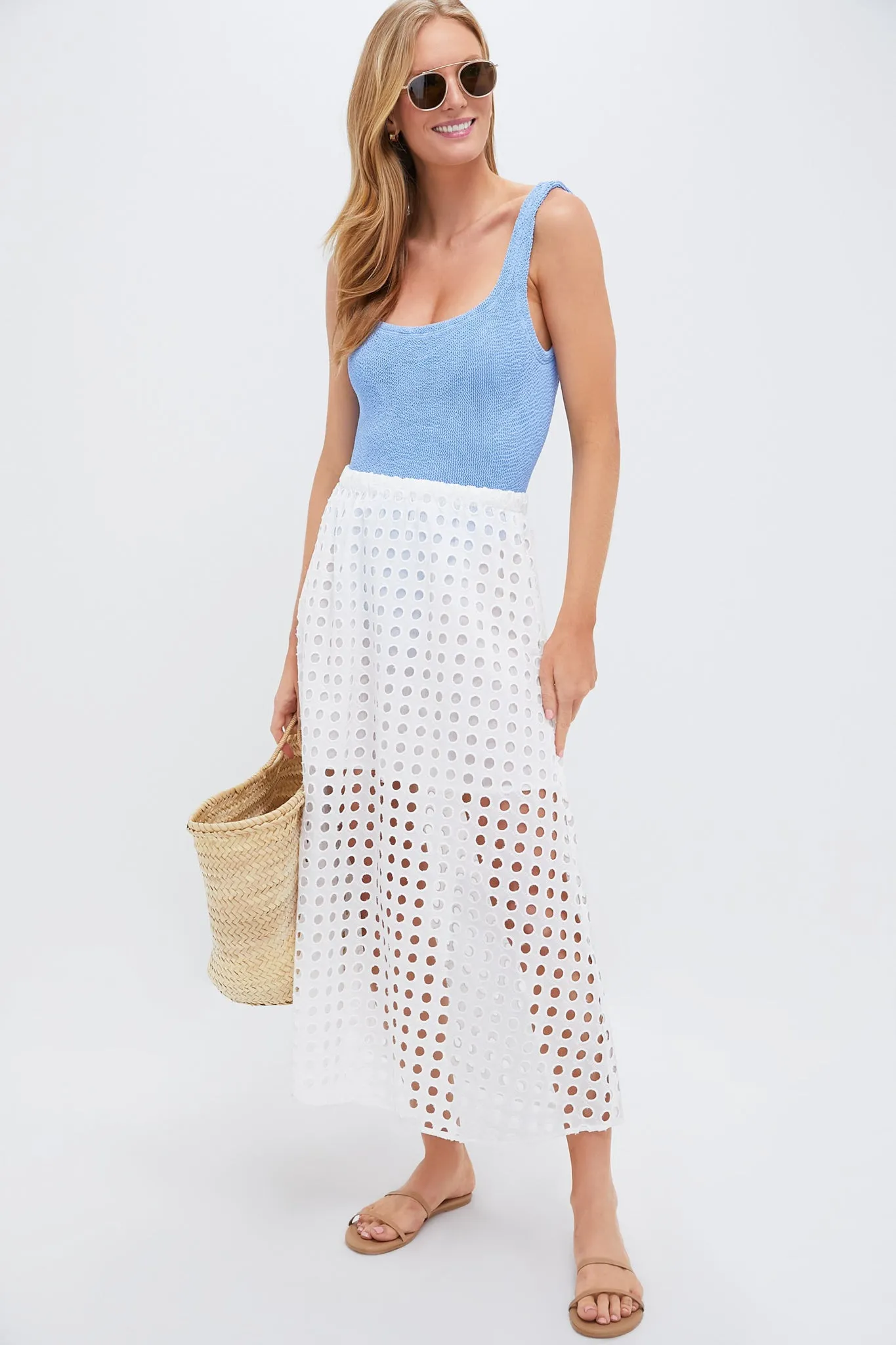 Cornflower Classic Square Neck One Piece sold by Tuckernuck product image thumbnail 2