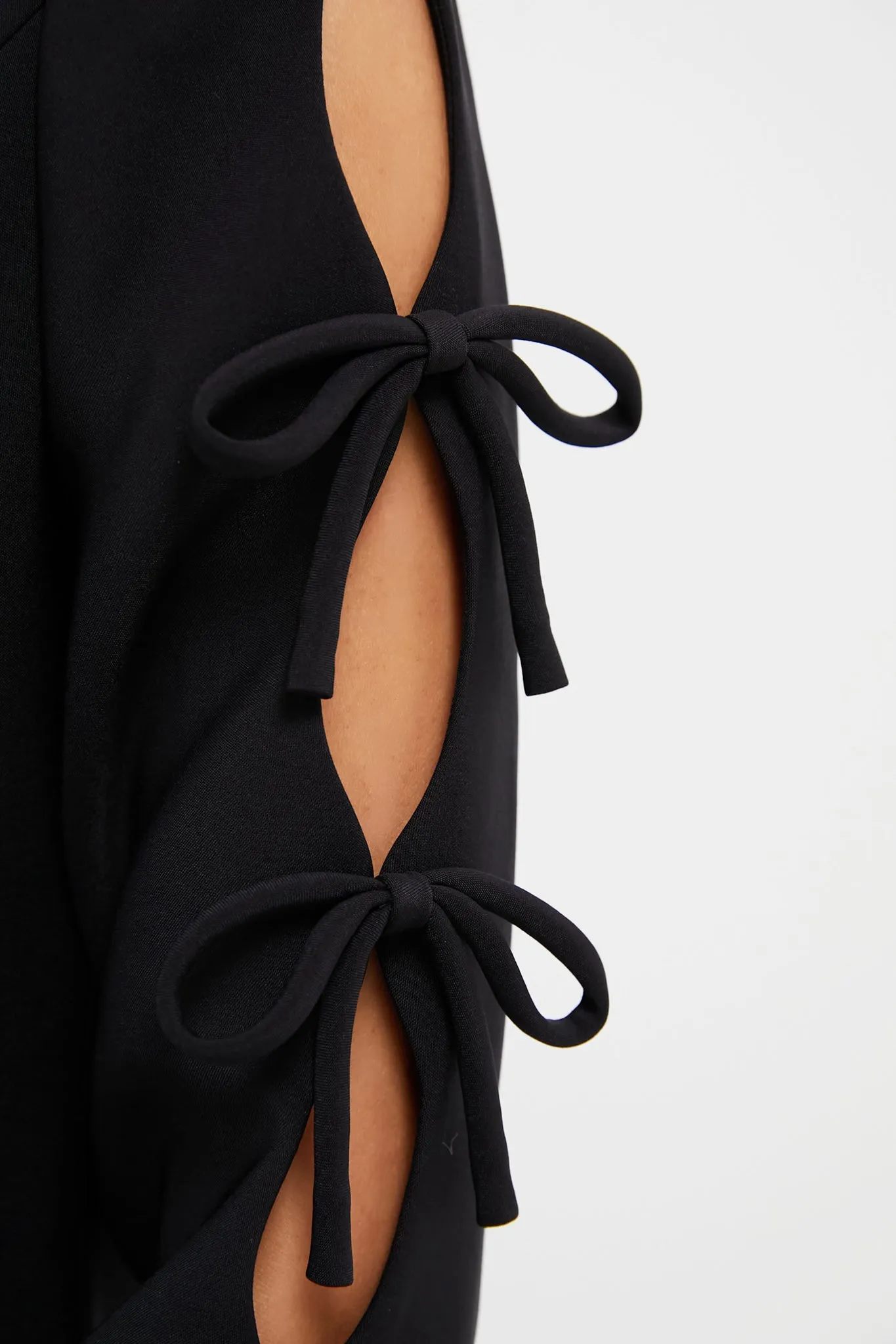 Black Bow Sleeve Belinda Mini Dress sold by Tuckernuck product image thumbnail 5