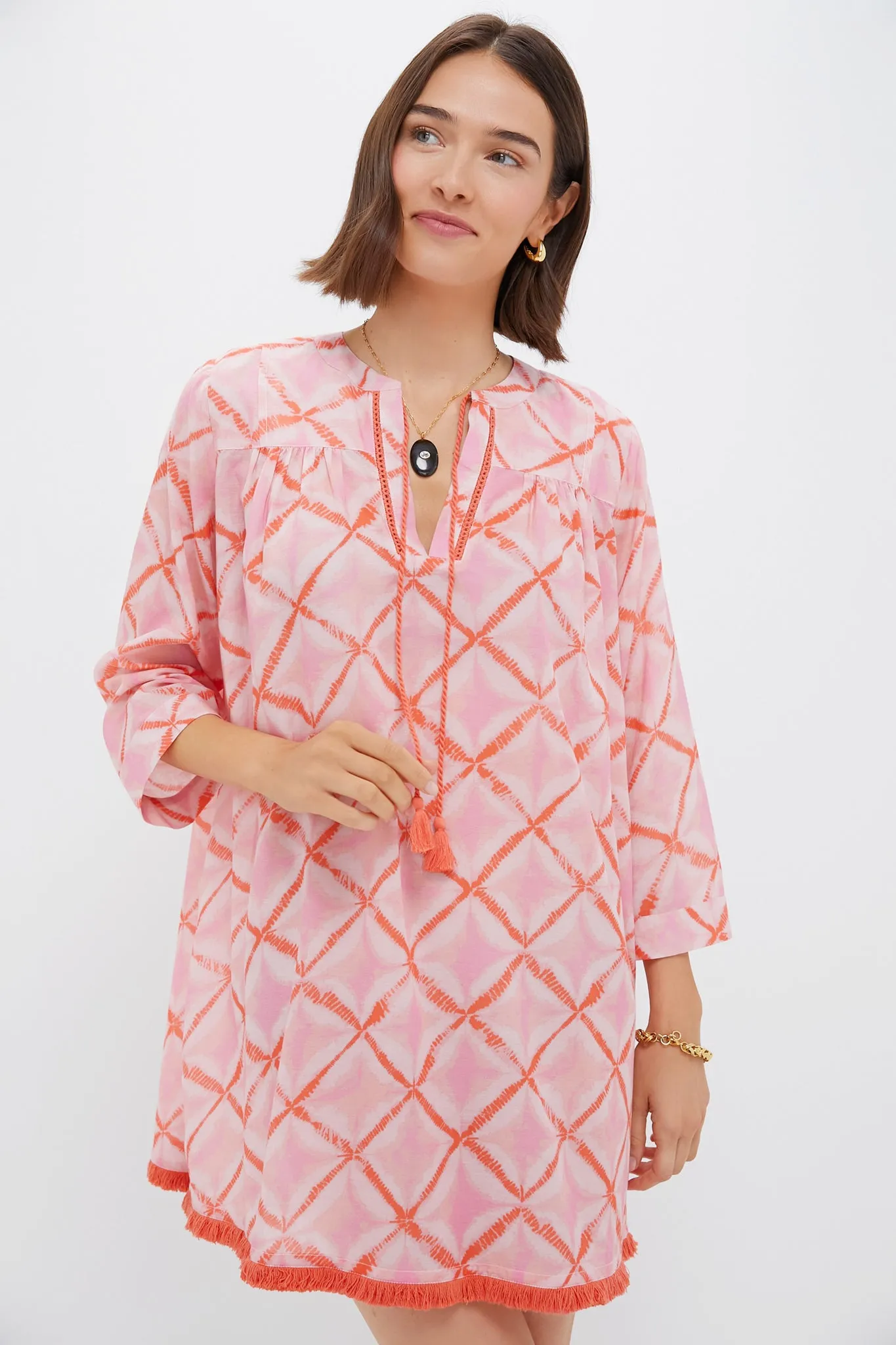 Coral Medallion Bondi Coverup sold by Tuckernuck