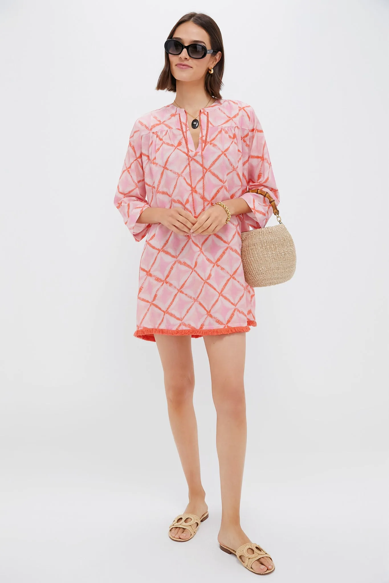 Coral Medallion Bondi Coverup sold by Tuckernuck product image thumbnail 2