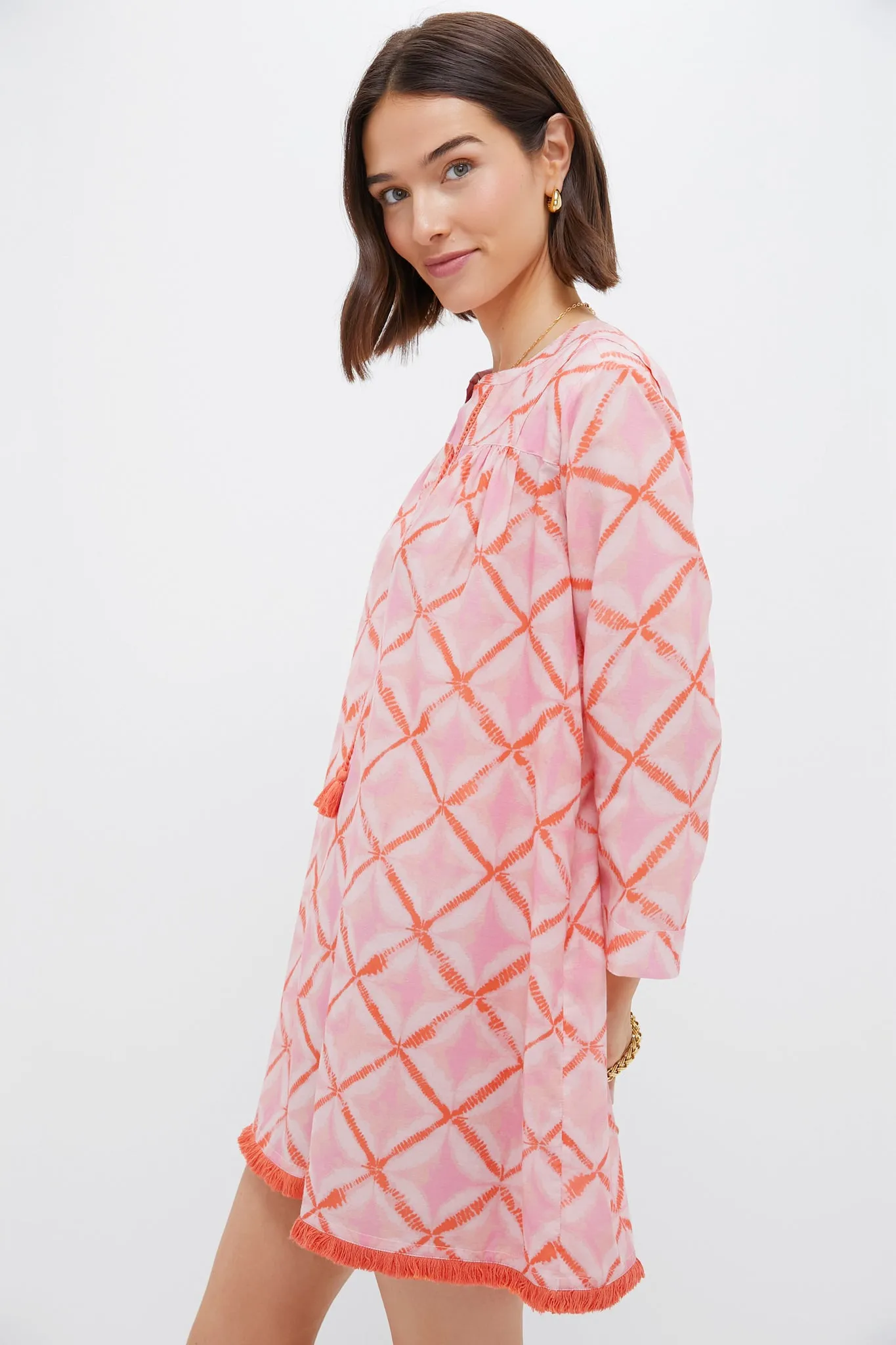 Coral Medallion Bondi Coverup sold by Tuckernuck product image thumbnail 3