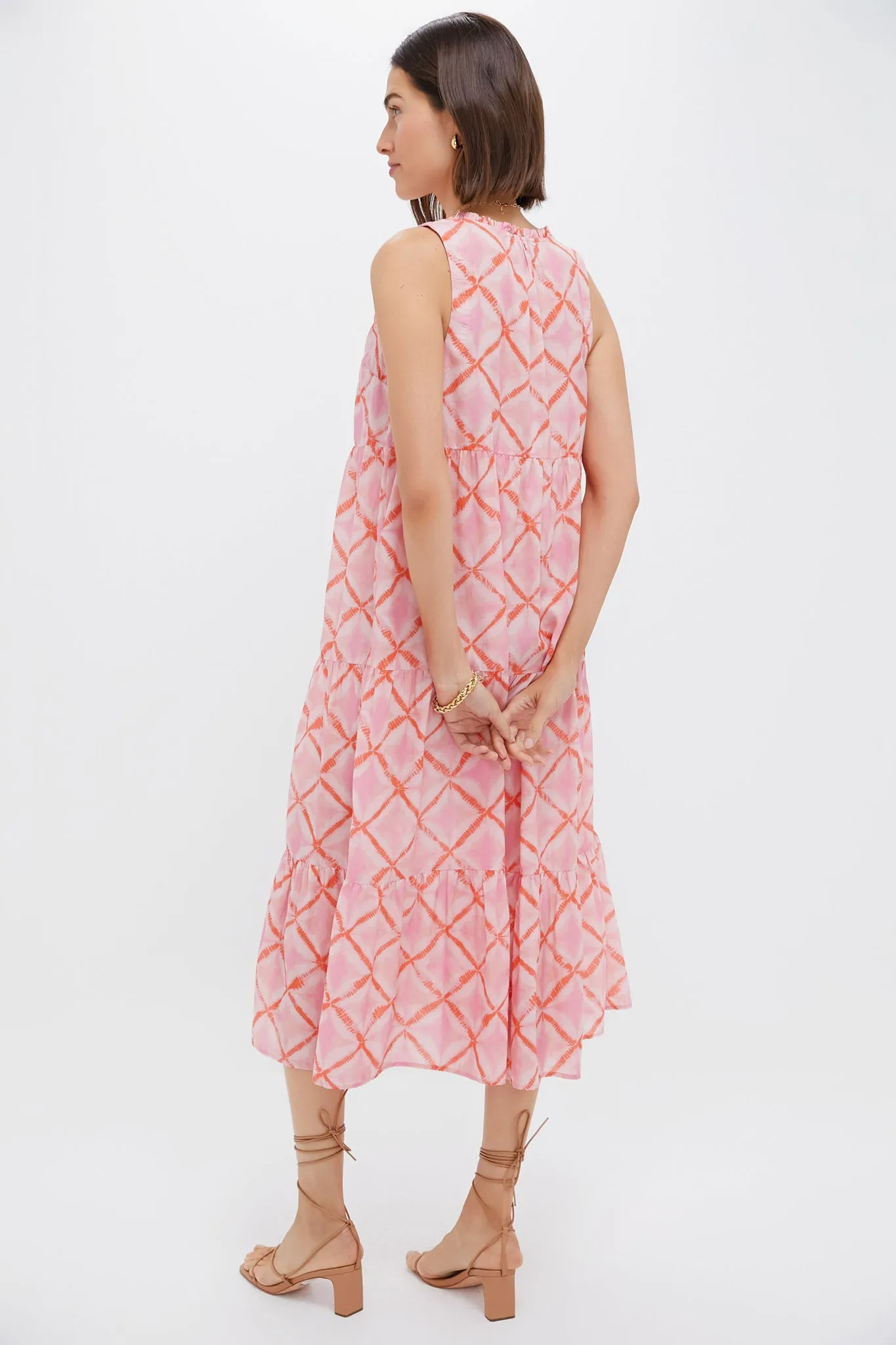 Coral Medallion Salty Paloma Caftan sold by Tuckernuck product image thumbnail 4