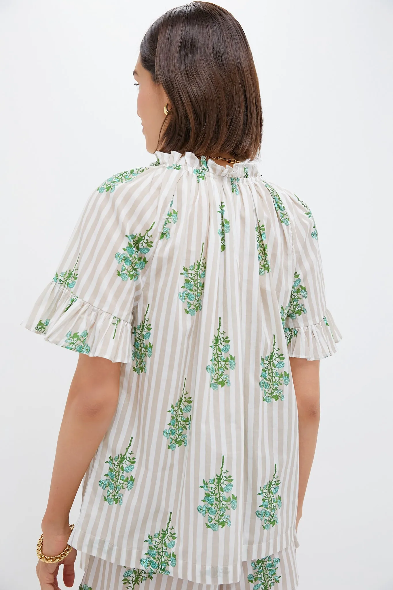 Sand Striped Bouquet Cassis Top sold by Tuckernuck product image thumbnail 4