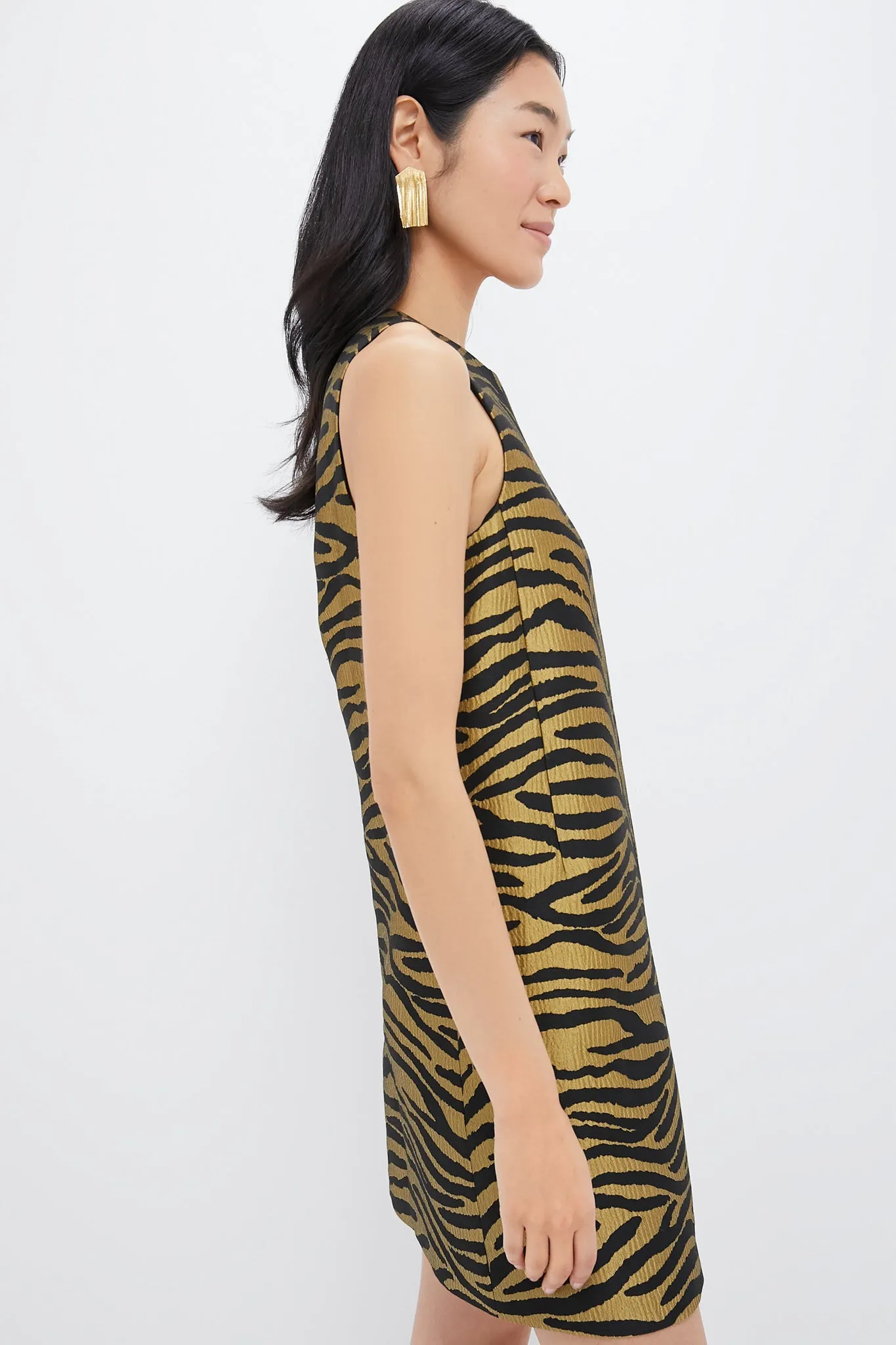 Tiger Jacquard Marlowe Dress sold by Tuckernuck product image thumbnail 3