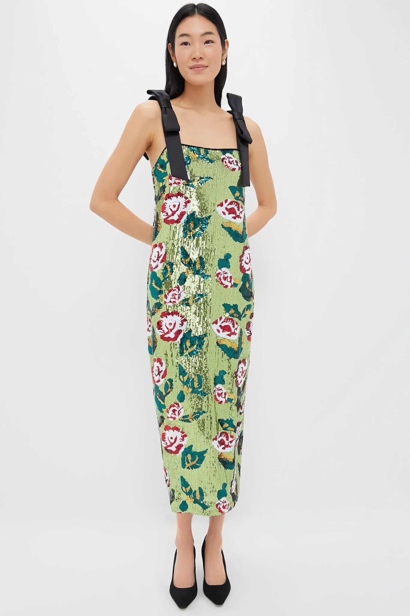 Floral Sequin Roxy Dress sold by Tuckernuck