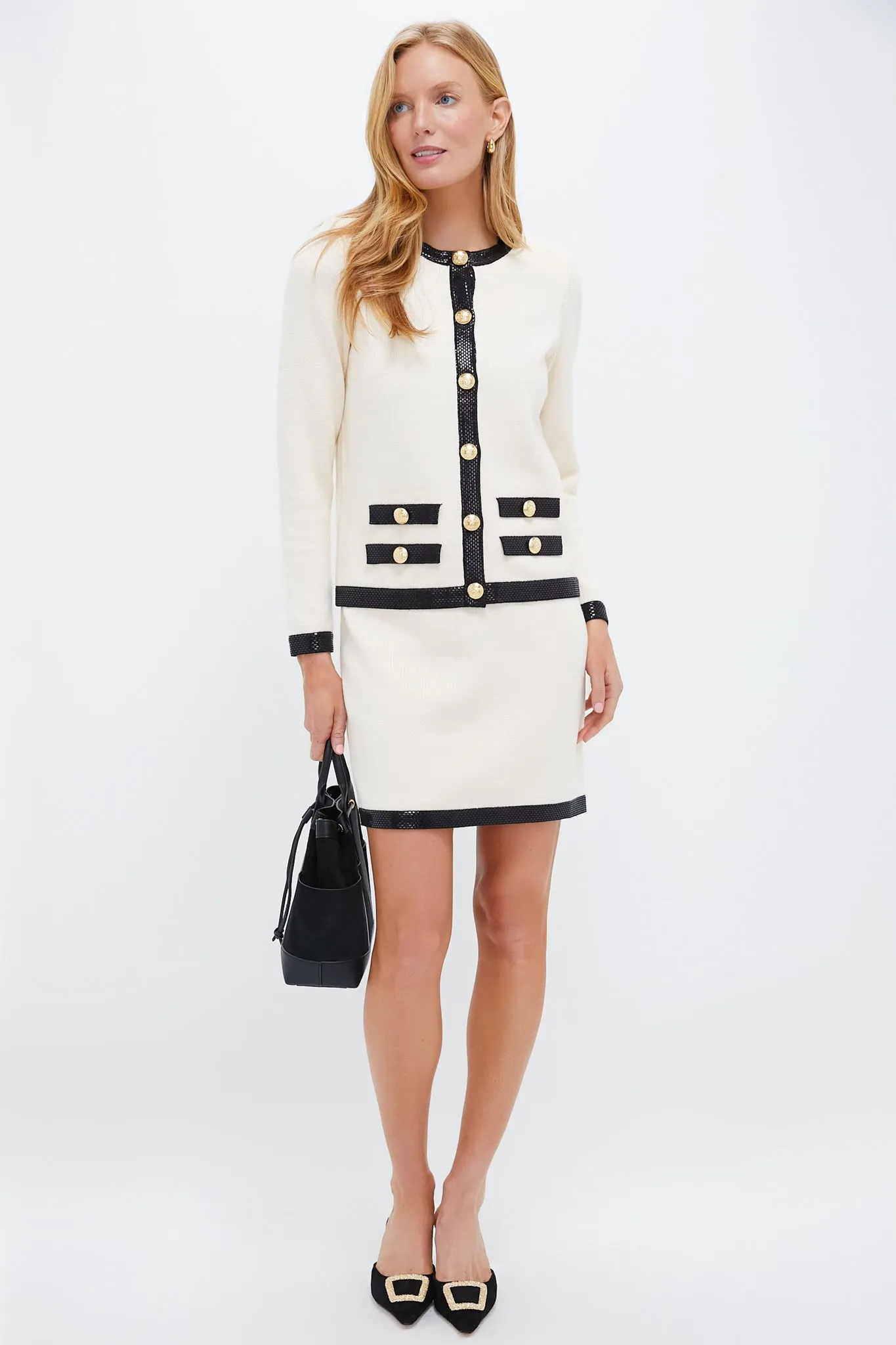 Cream and Black Stefi Sweater sold by Tuckernuck product image thumbnail 2