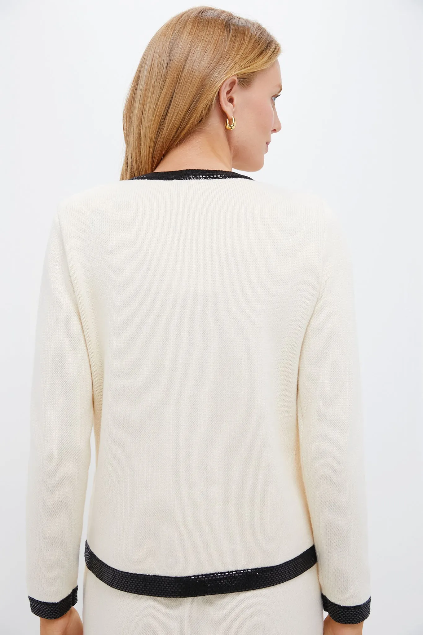 Cream and Black Stefi Sweater sold by Tuckernuck product image thumbnail 4