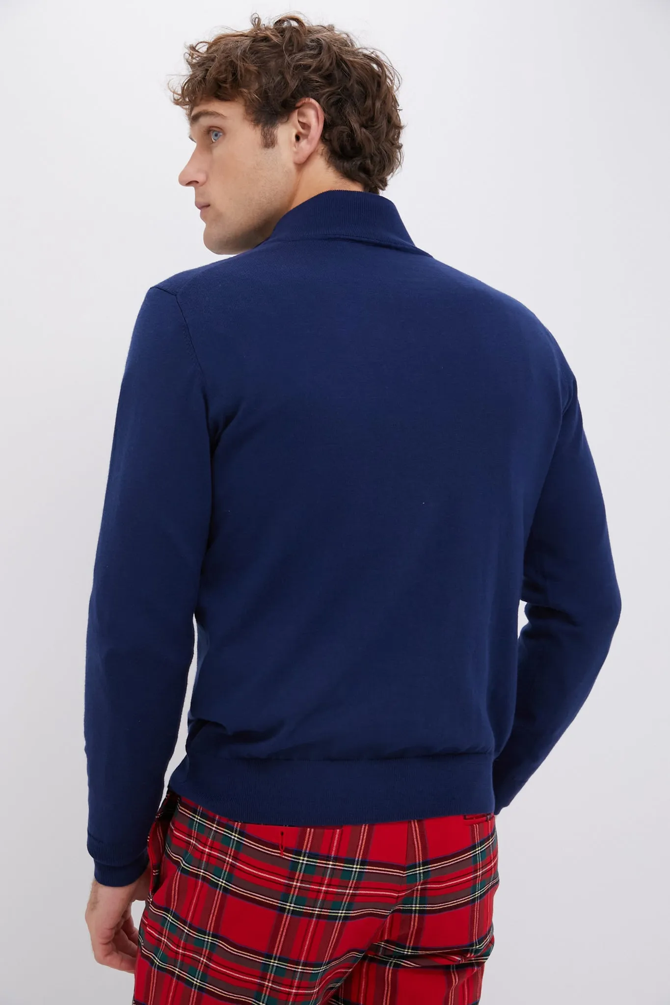 Marine Navy Heather Movement Quarter Zip sold by Tuckernuck product image thumbnail 4