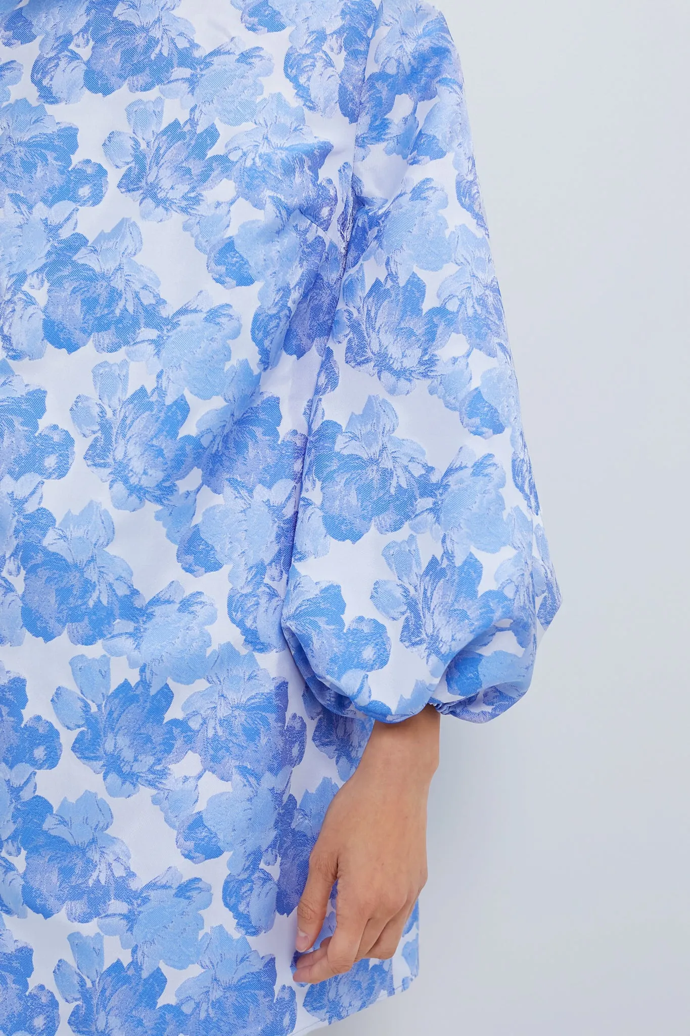 Pale Blue Jacquard Janie Mini Dress sold by Tuckernuck product image thumbnail 5