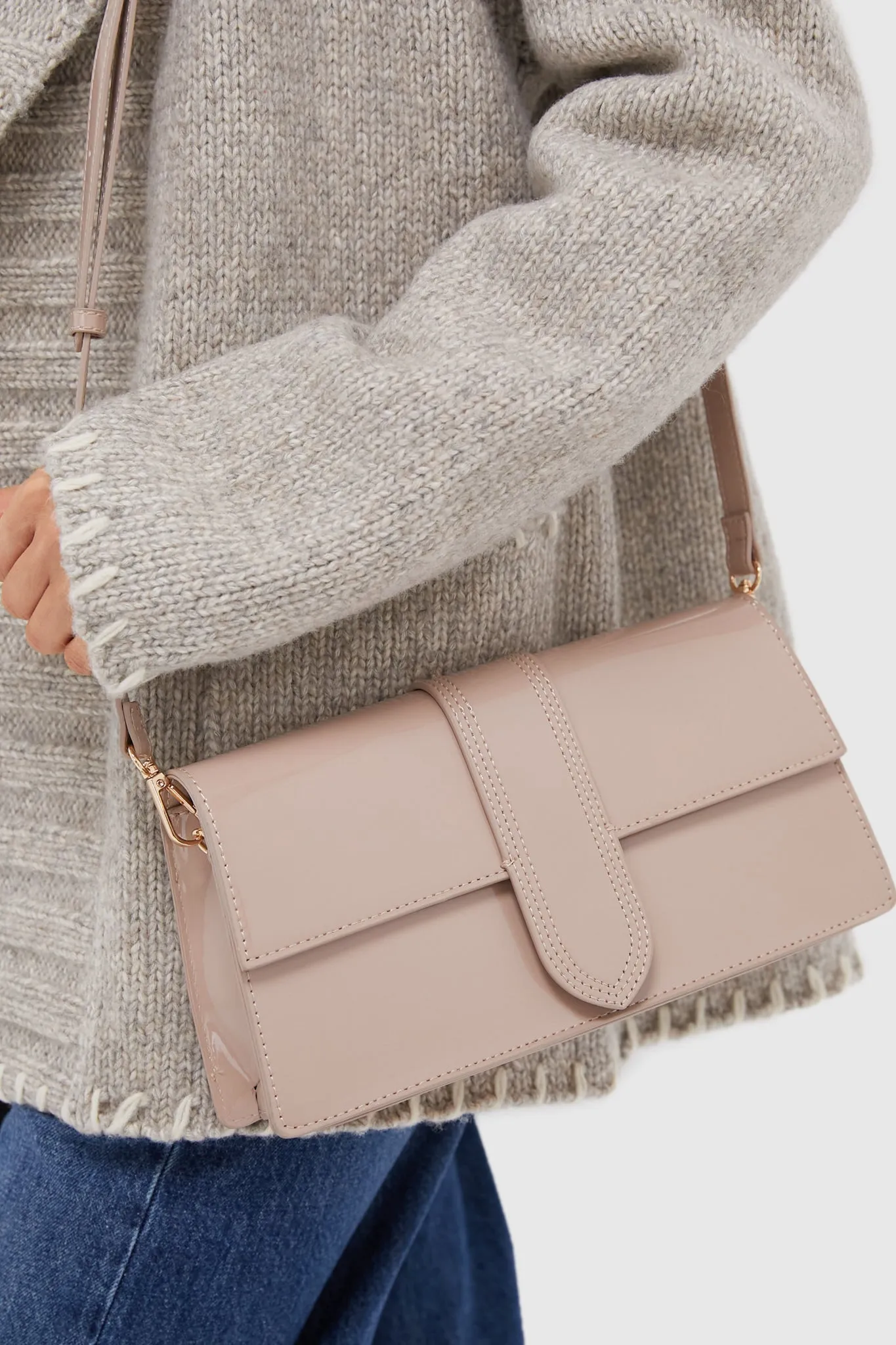 Natural Violet Patent Bag sold by Tuckernuck product image thumbnail 2