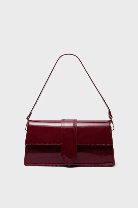 Burgundy Violet Patent Bag sold by Tuckernuck