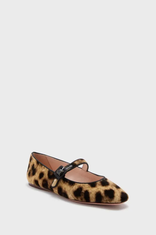 Leopard Printed Velvet Ginger Flats sold by Tuckernuck