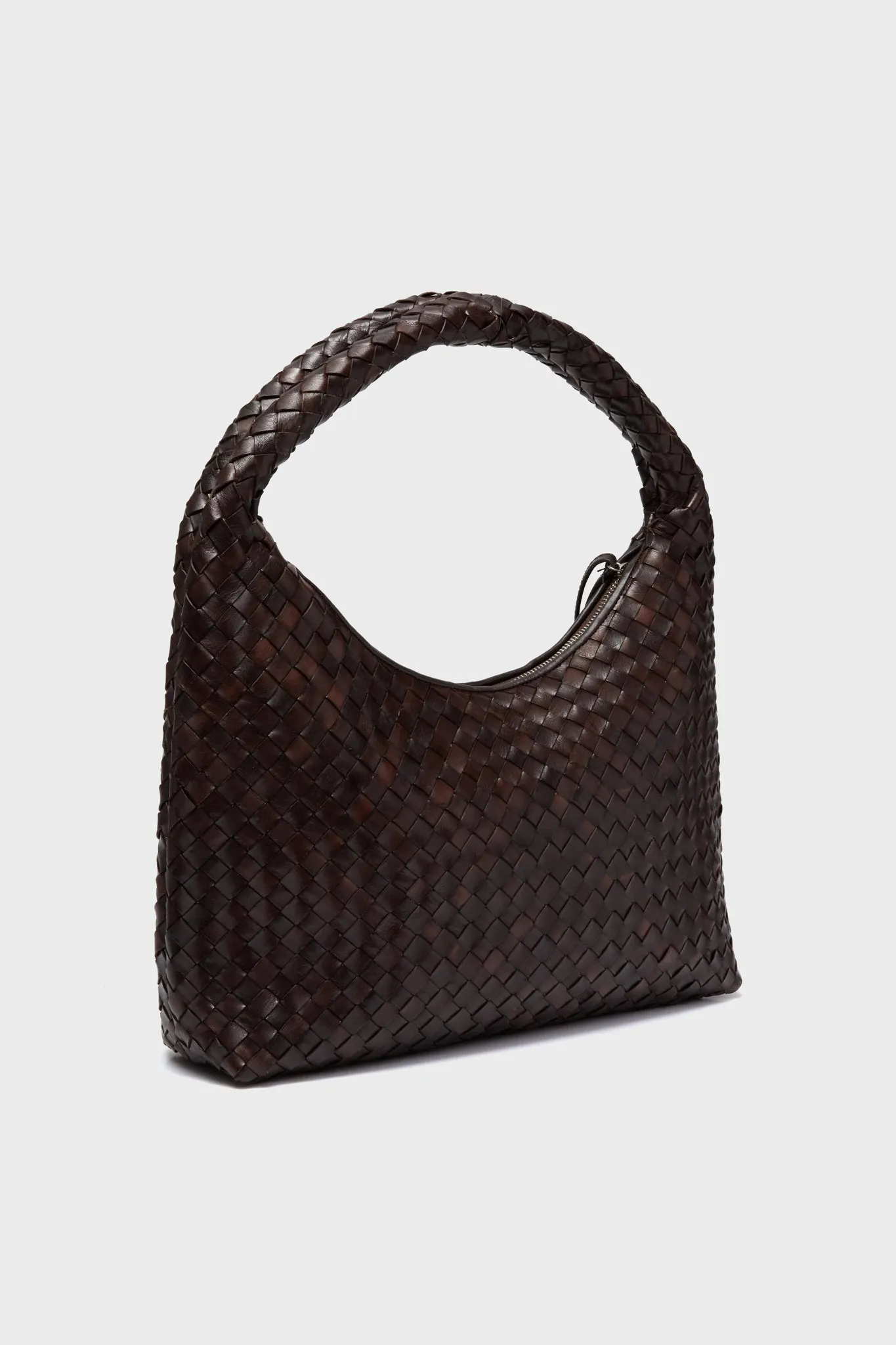 Chocolate Woven Leather Willow Bag sold by Tuckernuck product image thumbnail 4