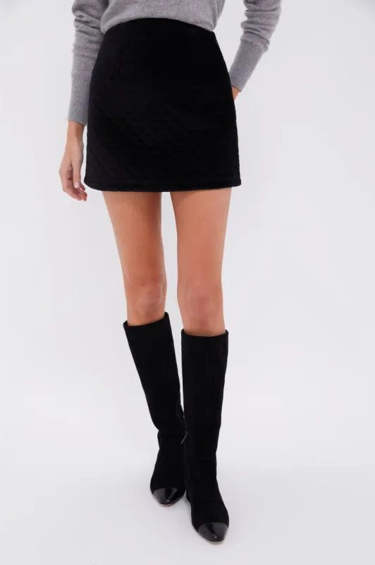 Black Romeo Mini Skirt sold by Tuckernuck